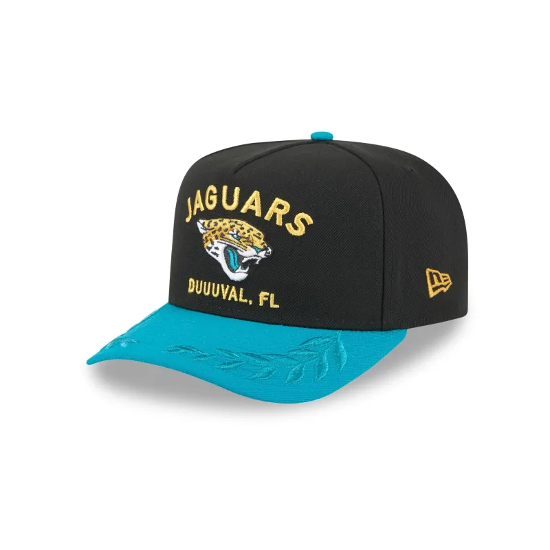 Jacksonville Jaguars 2025 Draft 9FIFTY A-Frame Snapback Hat sold by New Era