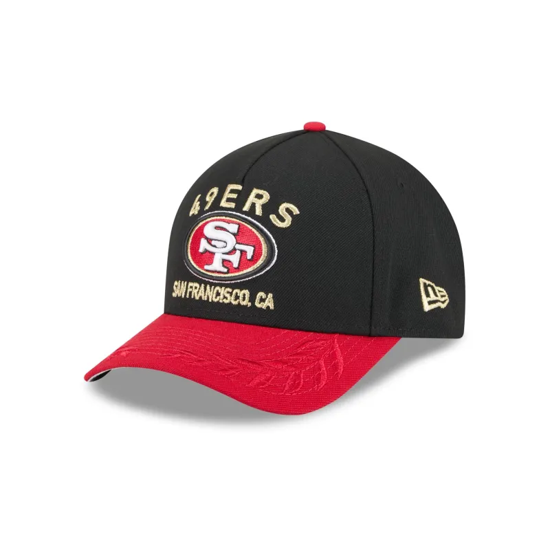 San Francisco 49ers 2025 Draft 9FORTY M-Crown A-Frame Snapback Hat sold by New Era
