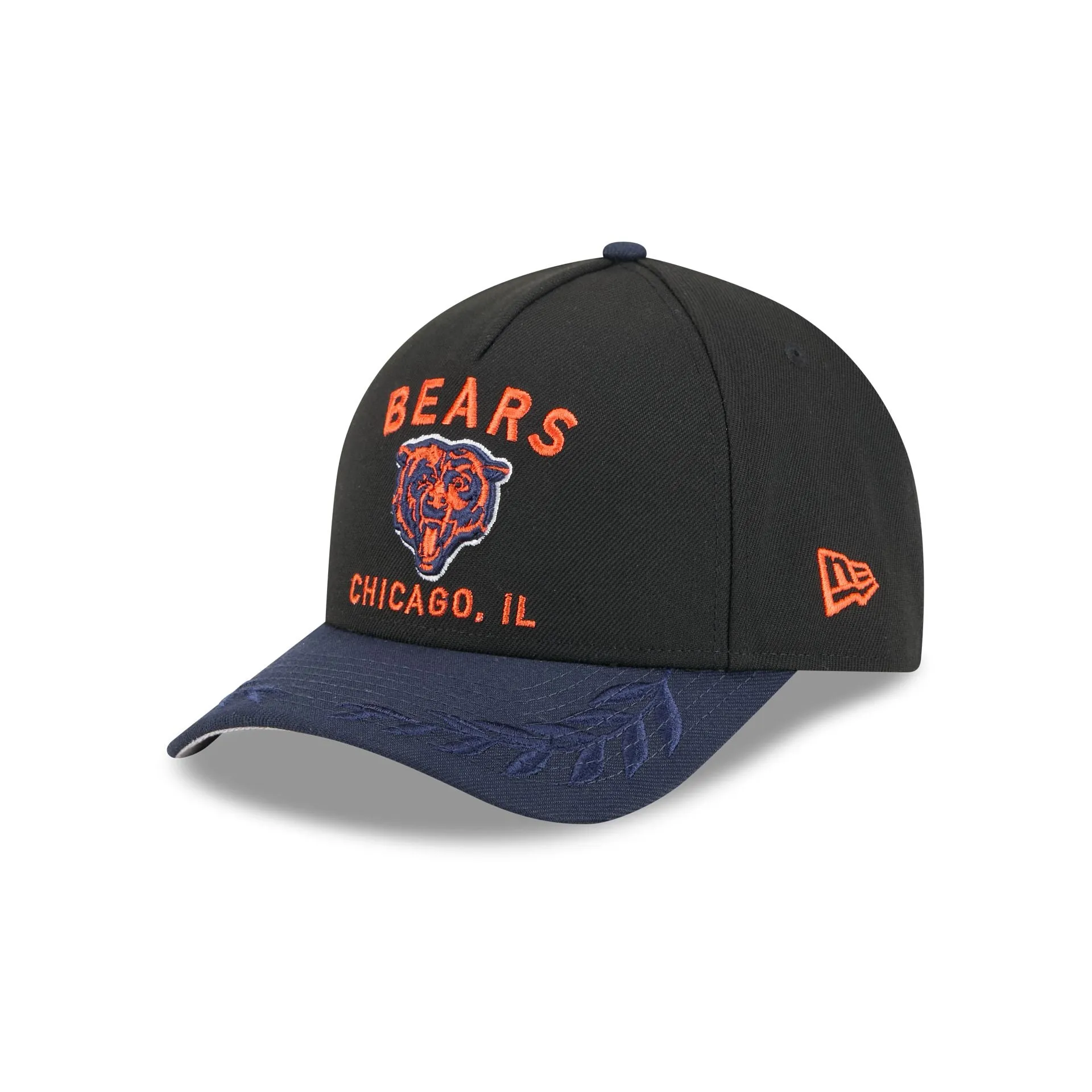 Chicago Bears 2025 Draft 9FORTY M-Crown A-Frame Snapback Hat sold by New Era