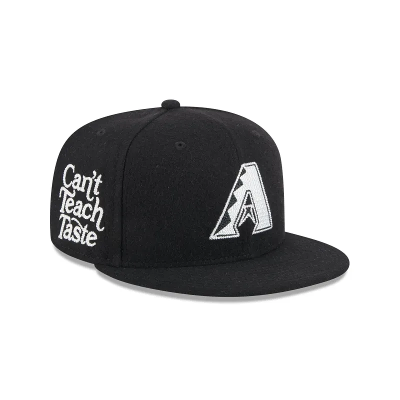 Arizona Diamondbacks Diet Starts Monday Can't Teach Taste Black 59FIFTY Fitted Hat sold by New Era