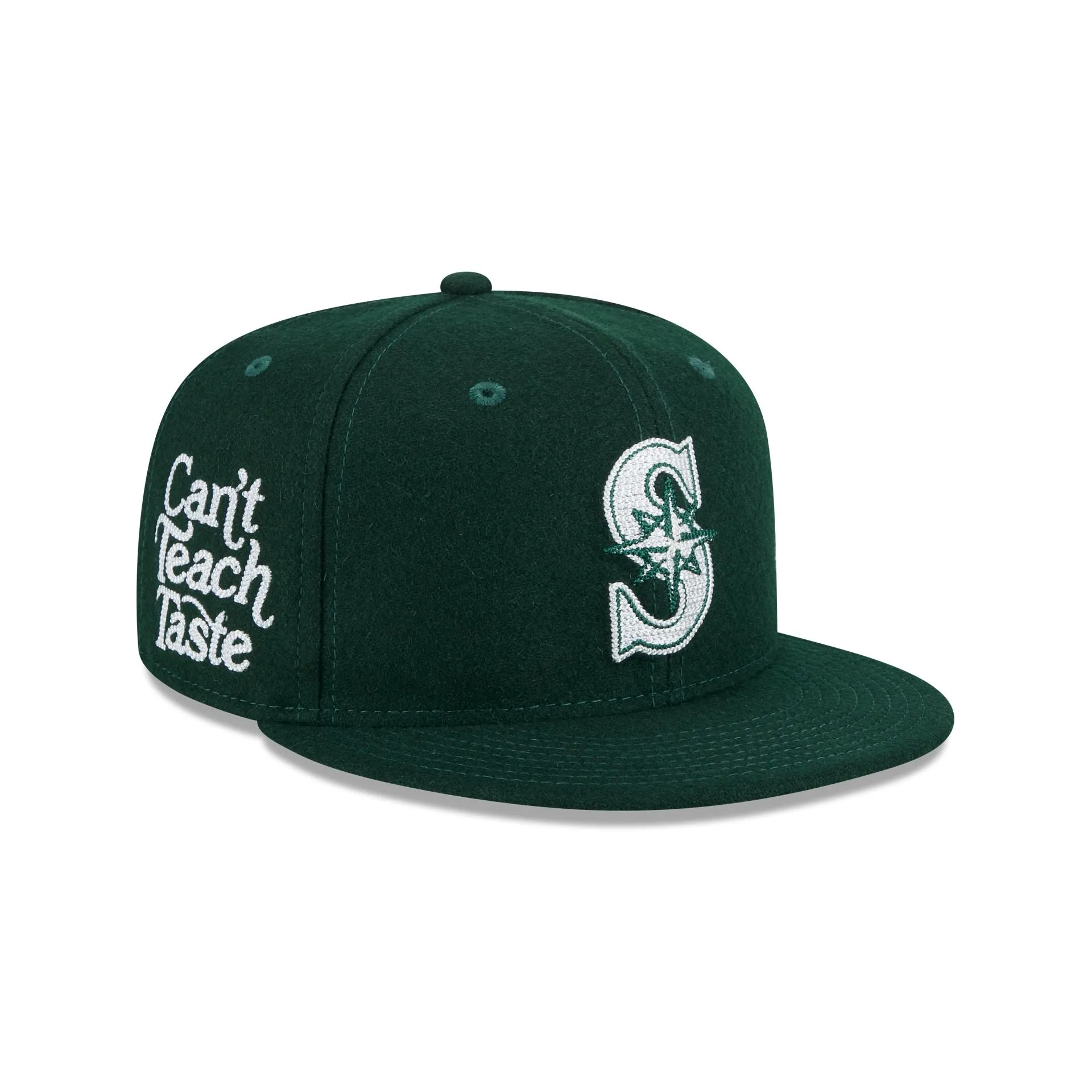 Seattle Mariners Diet Starts Monday Can't Teach Taste Green 59FIFTY Fitted Hat sold by New Era