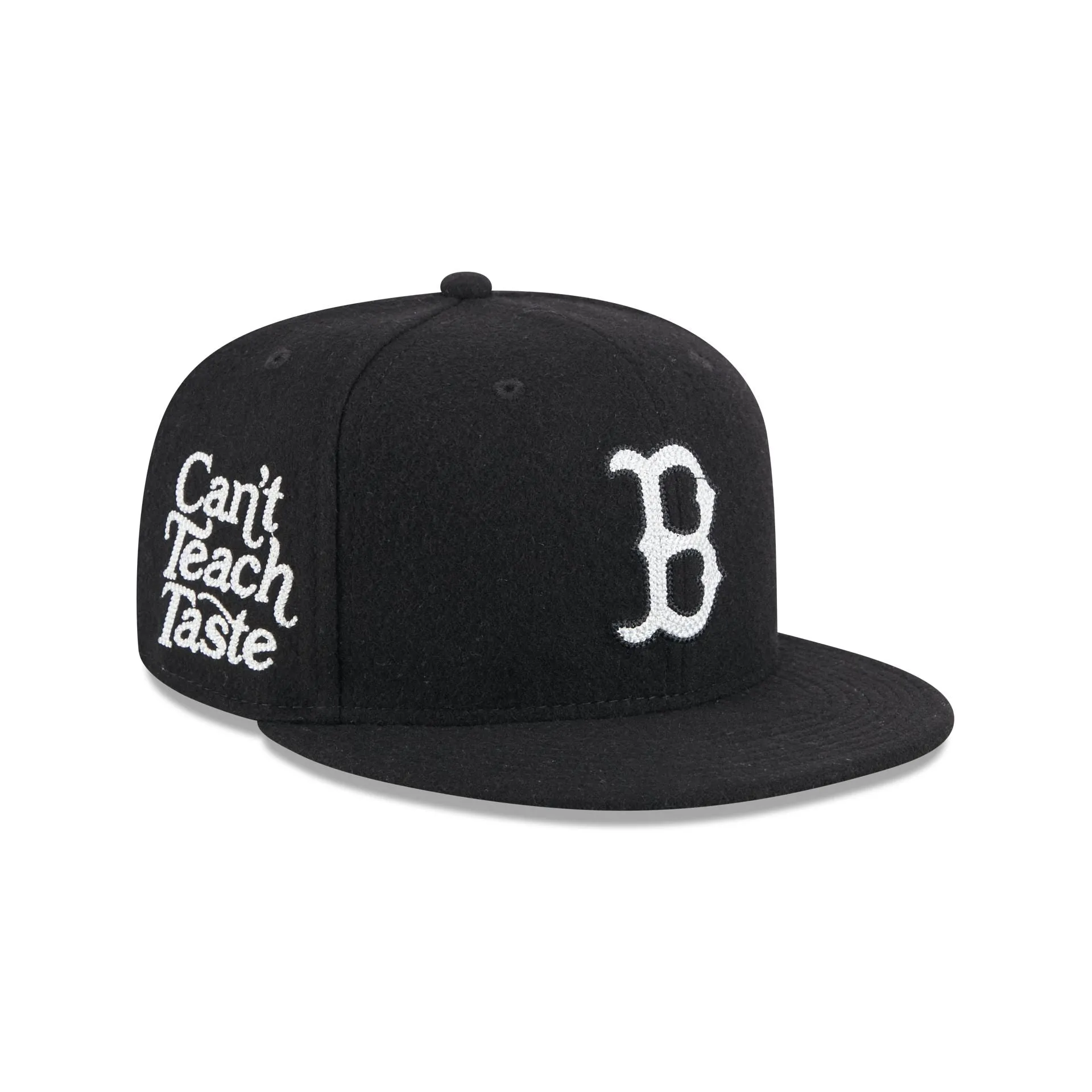 Boston Red Sox Diet Starts Monday Can't Teach Taste Black 59FIFTY Fitted Hat sold by New Era