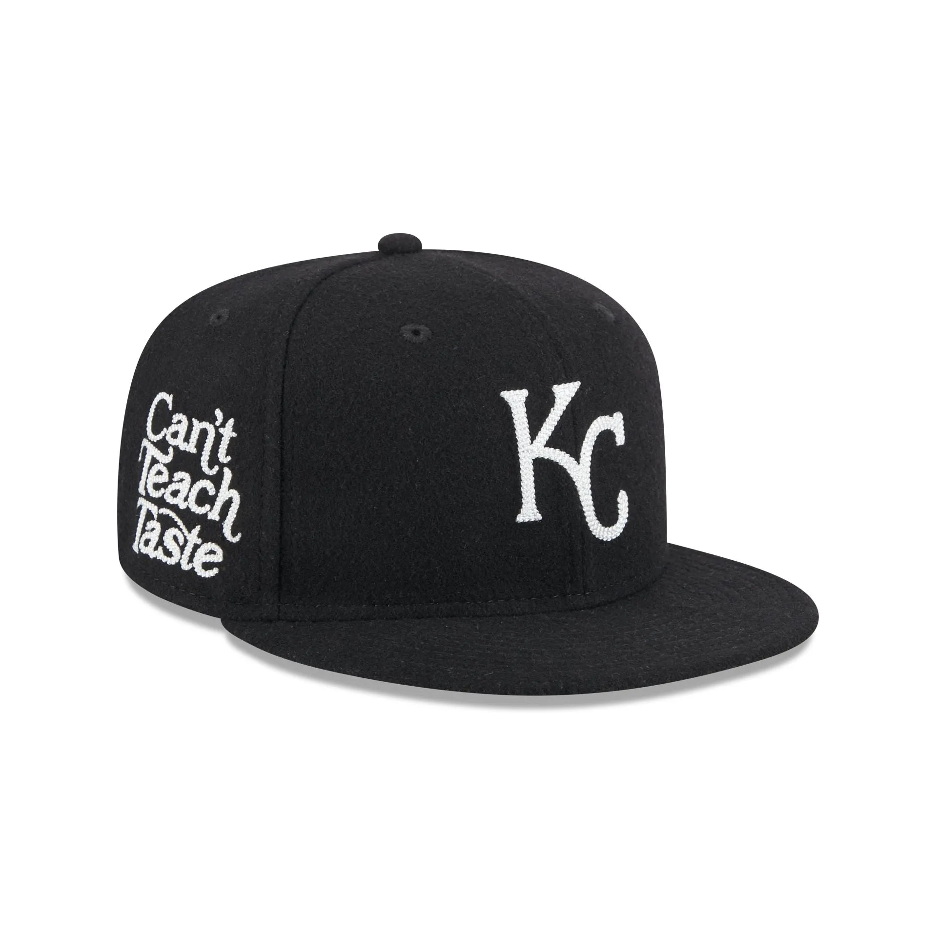 Kansas City Royals Diet Starts Monday Can't Teach Taste Black 59FIFTY Fitted Hat sold by New Era