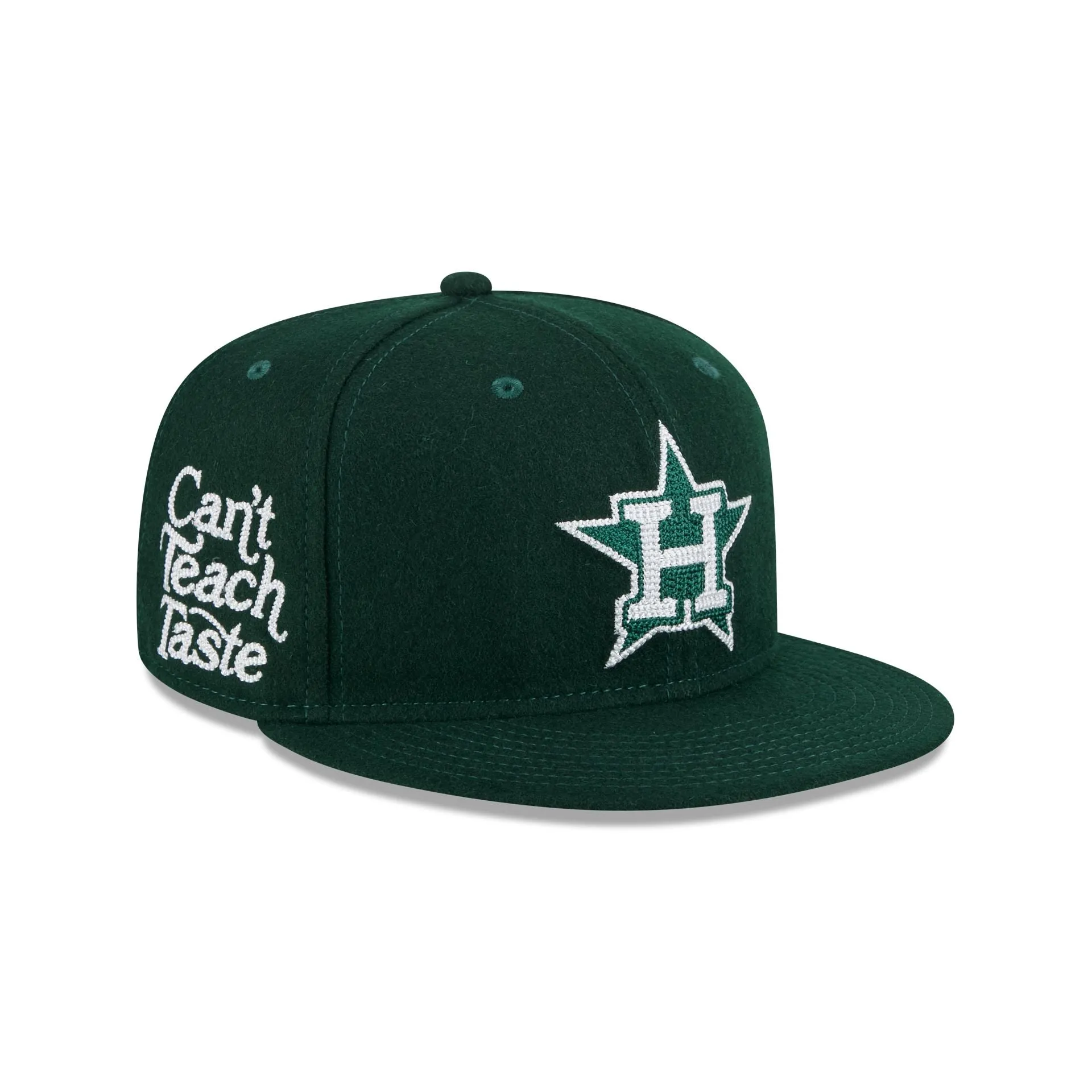 Houston Astros Diet Starts Monday Can't Teach Taste Green 59FIFTY Fitted Hat sold by New Era