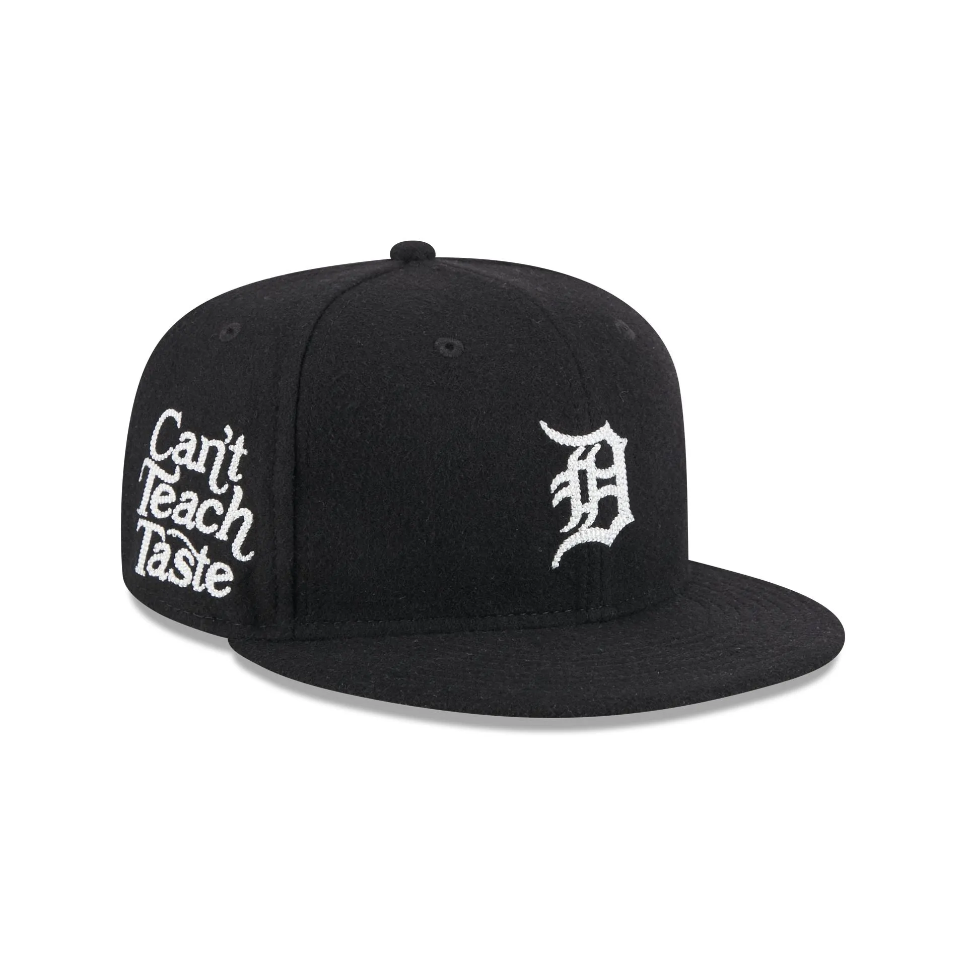 Detroit Tigers Diet Starts Monday Can't Teach Taste Black 59FIFTY Fitted Hat sold by New Era