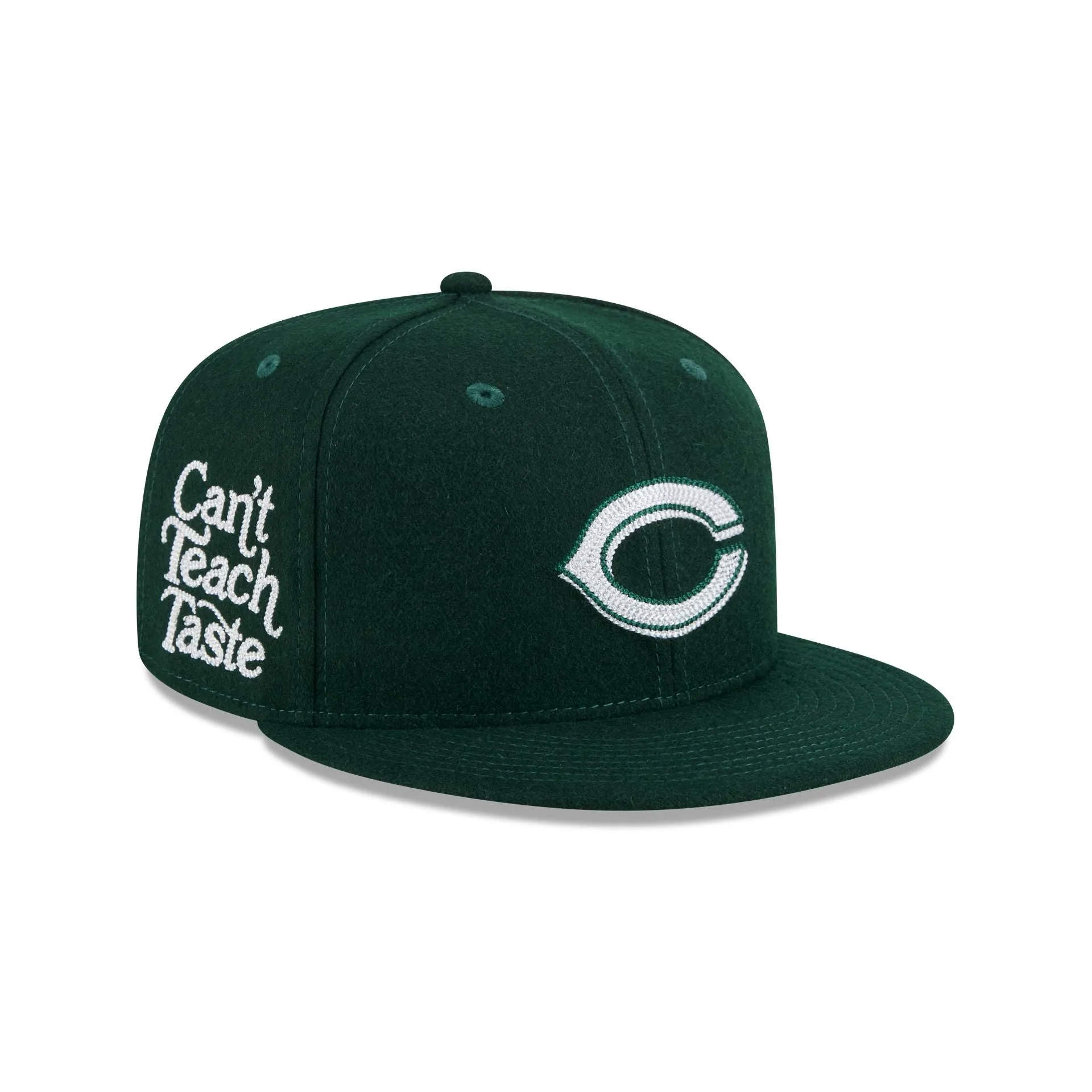 Cincinnati Reds Diet Starts Monday Can't Teach Taste Green 59FIFTY Fitted Hat sold by New Era