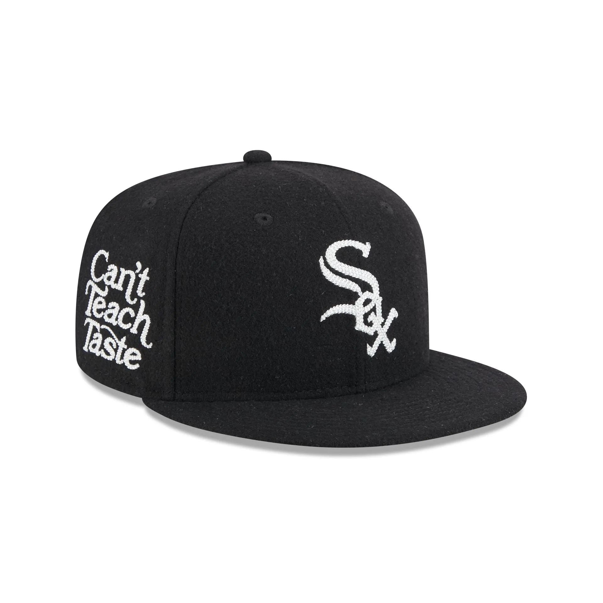 Chicago White Sox Diet Starts Monday Can't Teach Taste Black 59FIFTY Fitted Hat sold by New Era