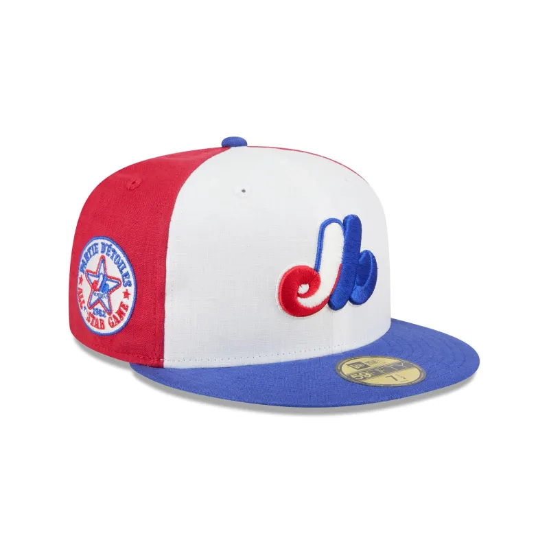 Team Linen Montreal Expos 59FIFTY Fitted Hat sold by New Era