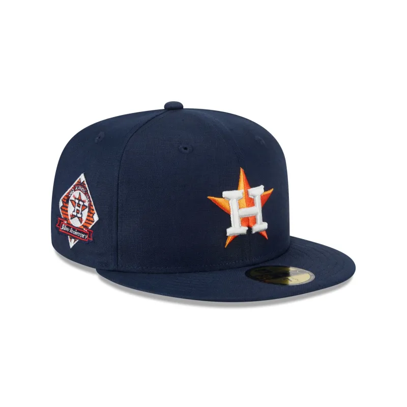Team Linen Houston Astros 59FIFTY Fitted Hat sold by New Era
