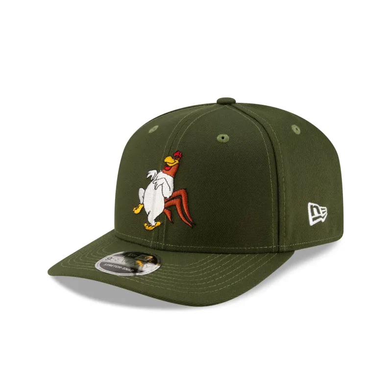 Looney Tunes Foghorn Leghorn Rifle Green 9SEVENTY Stretch-Snap Hat sold by New Era