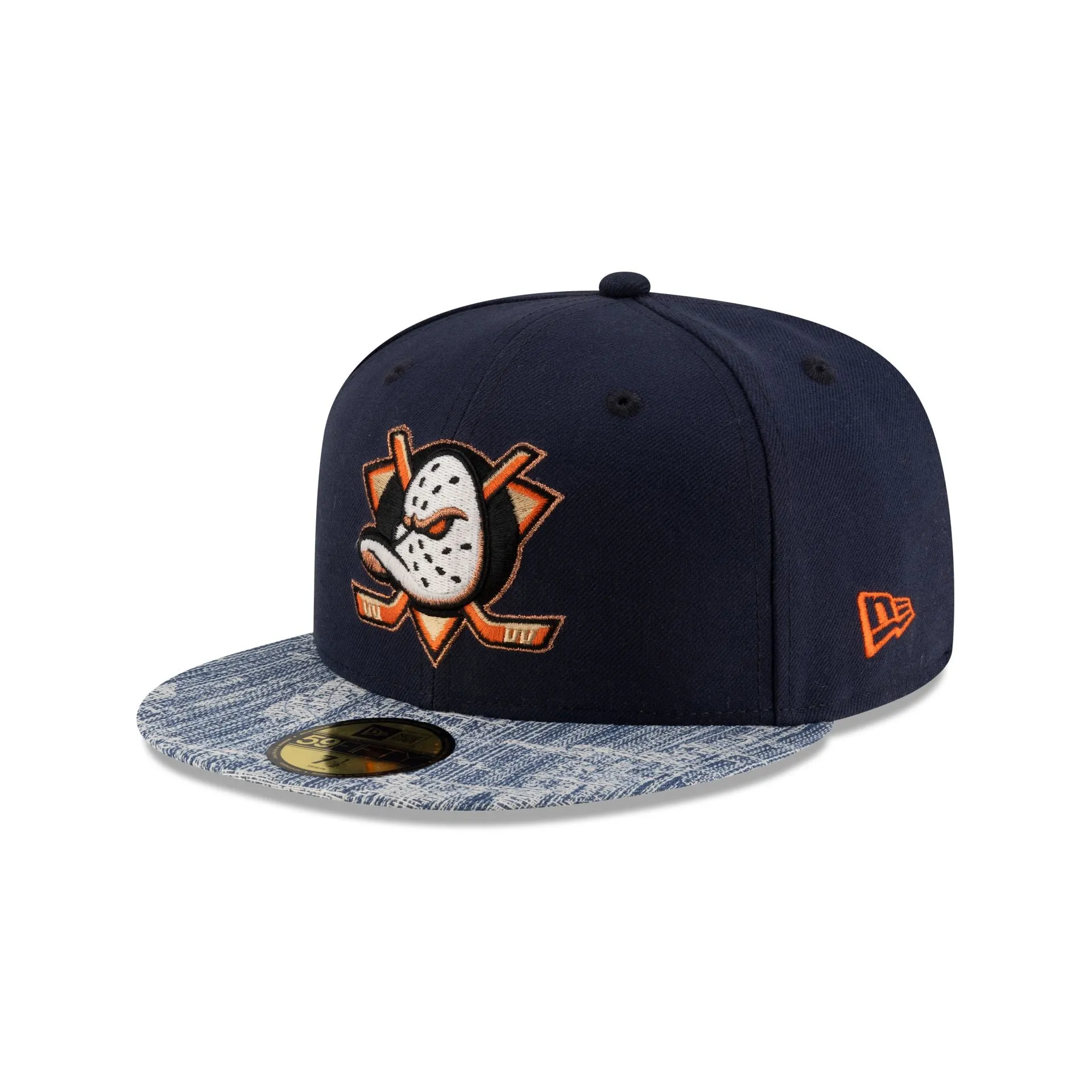 Anaheim Ducks Denim 59FIFTY Fitted Hat sold by New Era