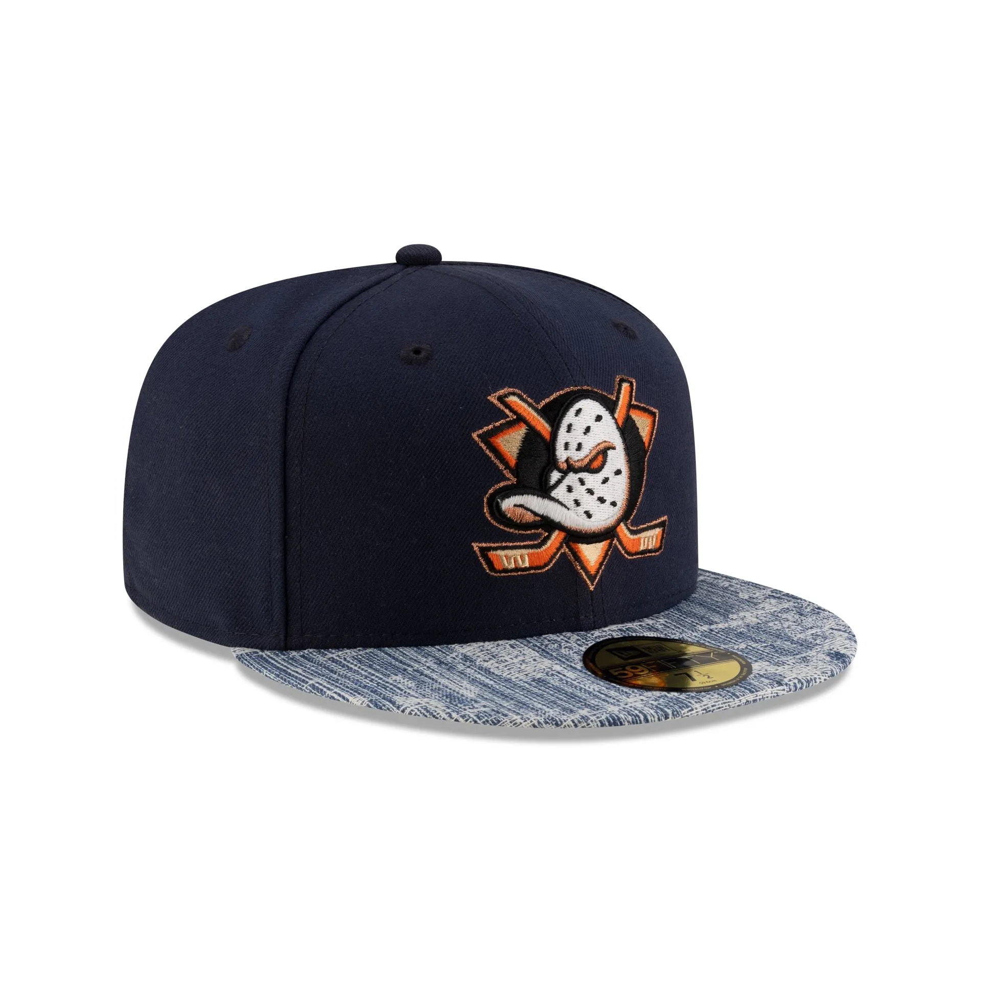 Anaheim Ducks Denim 59FIFTY Fitted Hat sold by New Era product image thumbnail 3