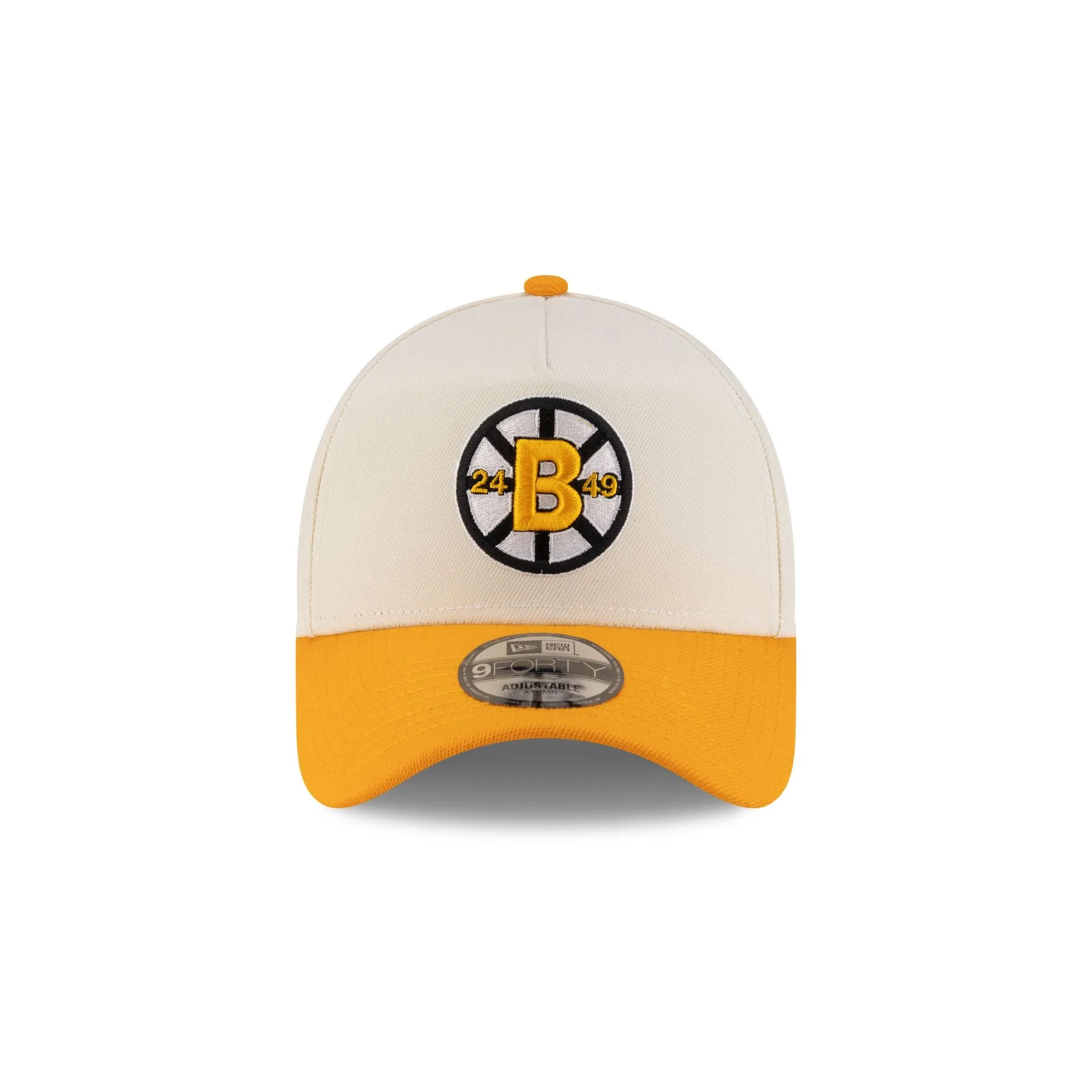 Boston Bruins Chrome White 9FORTY A-Frame Snapback Hat sold by New Era product image thumbnail 2