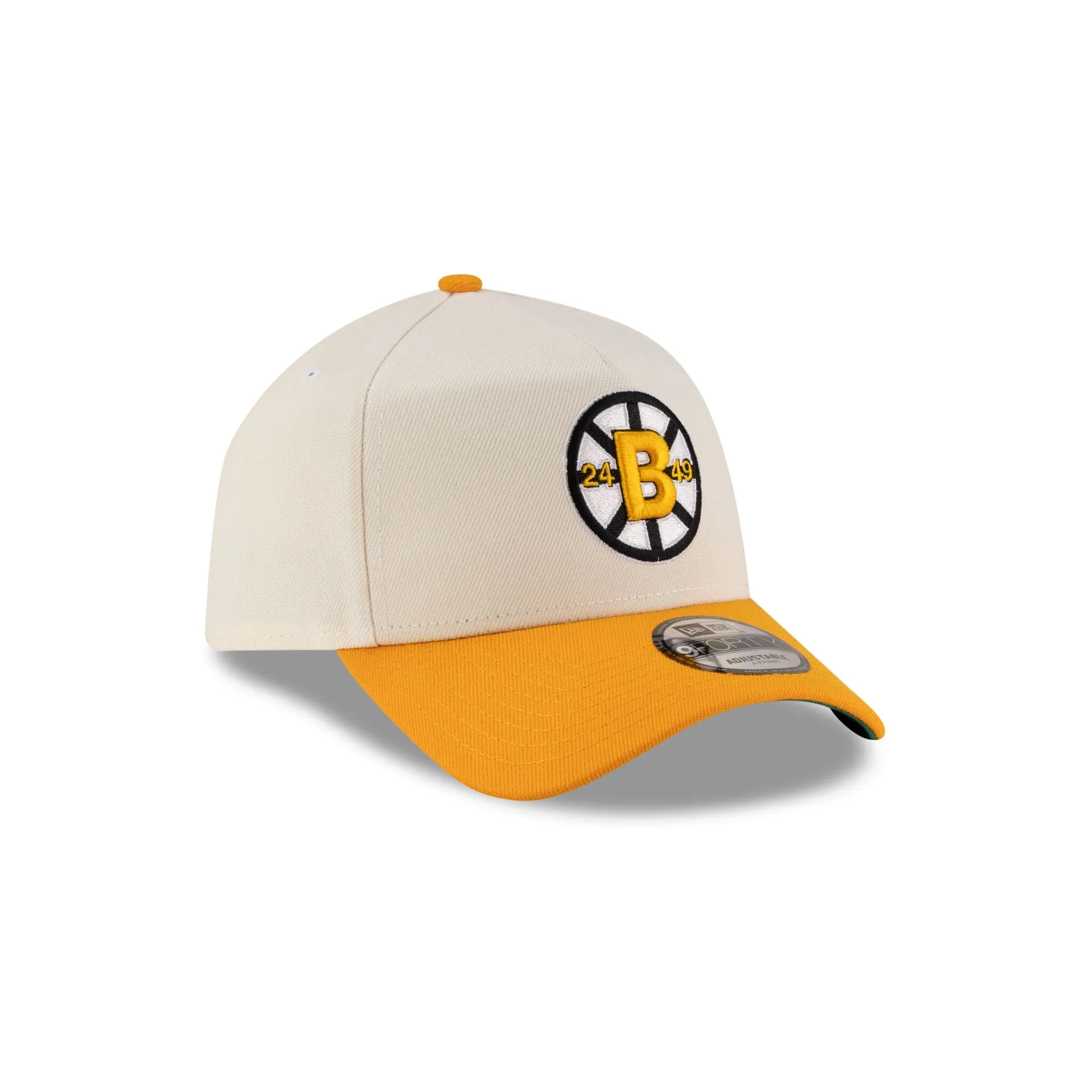 Boston Bruins Chrome White 9FORTY A-Frame Snapback Hat sold by New Era product image thumbnail 3