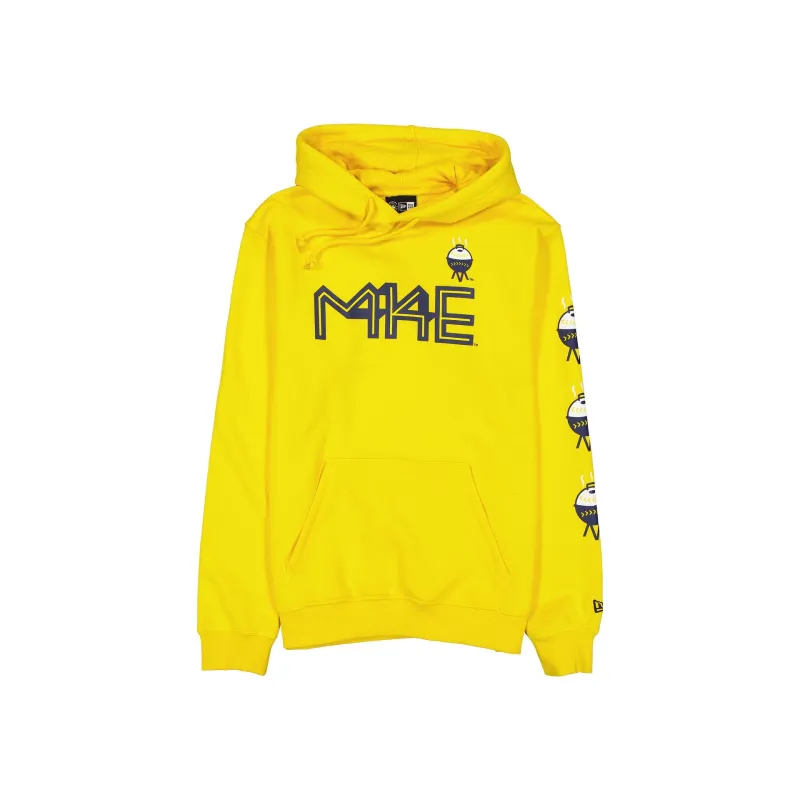 Milwaukee Brewers City Connect Yellow Hoodie sold by New Era