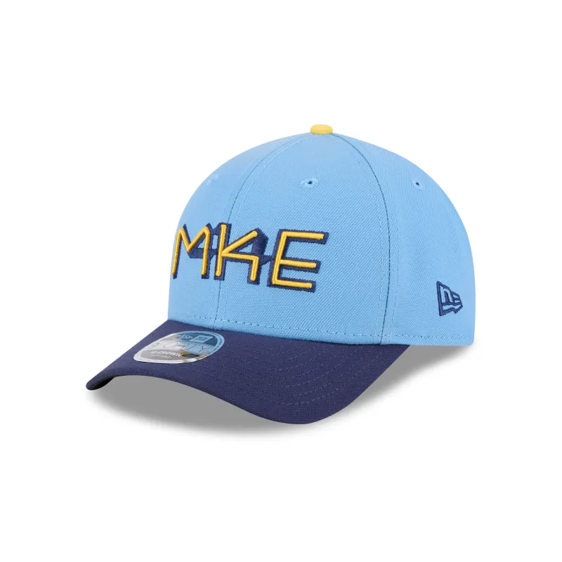 Milwaukee Brewers City Connect 9FORTY M-Crown Snapback Hat sold by New Era