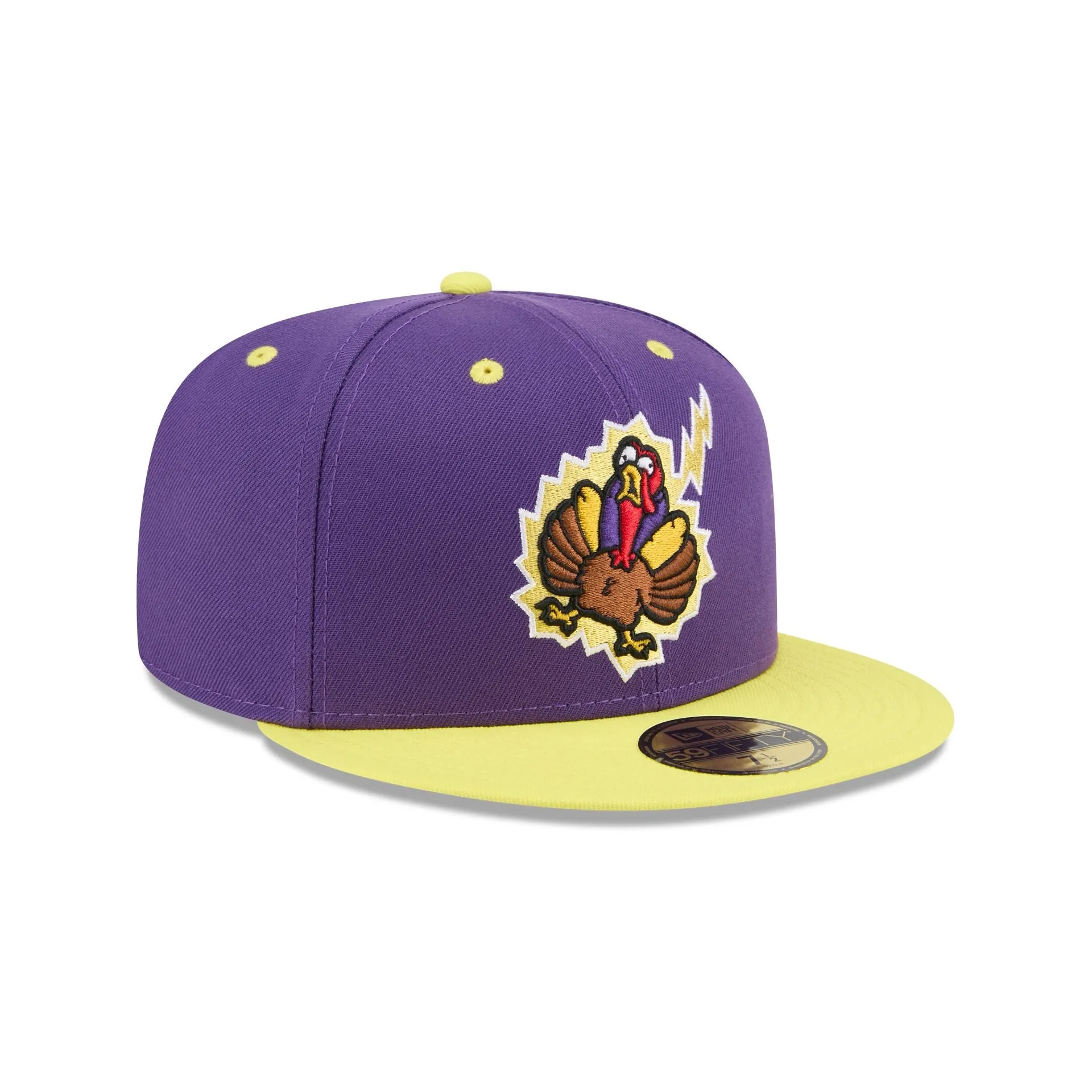 Hartford Yard Goats Theme Night Purple 59FIFTY Fitted Hat sold by New Era product image thumbnail 3