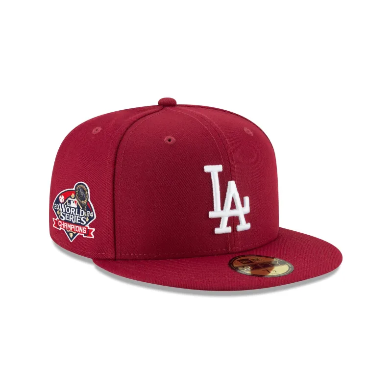 Los Angeles Dodgers 2024 World Series Champions Cardinal 59FIFTY Fitted Hat sold by New Era