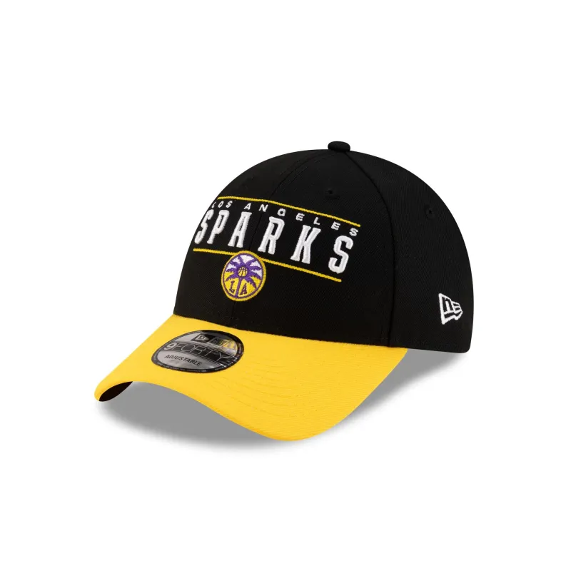 Los Angeles Sparks 2025 Draft 9FORTY Snapback Hat sold by New Era