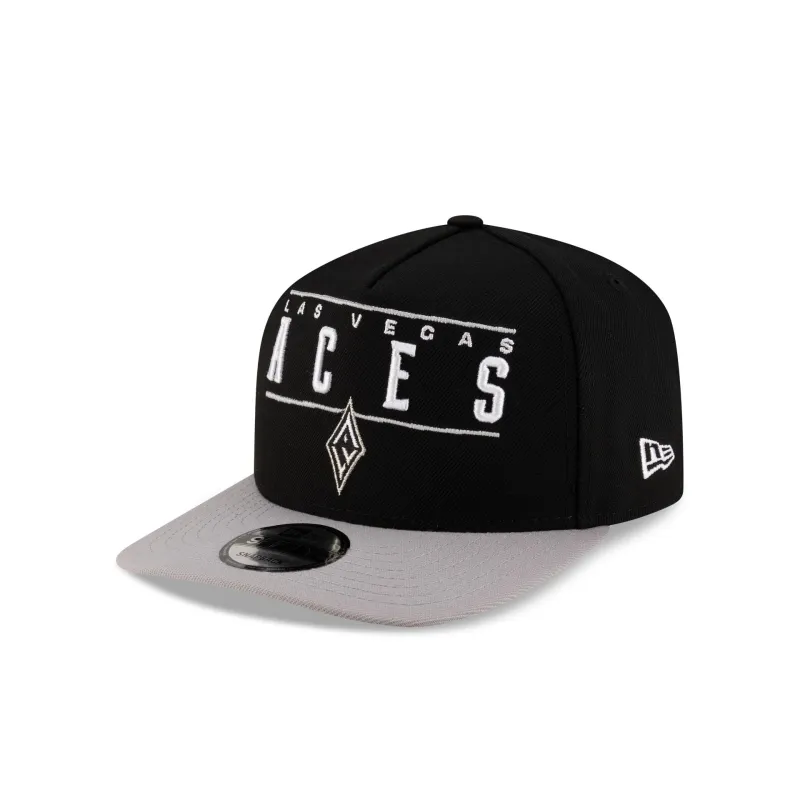 Las Vegas Aces 2025 Draft 9FIFTY A-Frame Snapback Hat sold by New Era