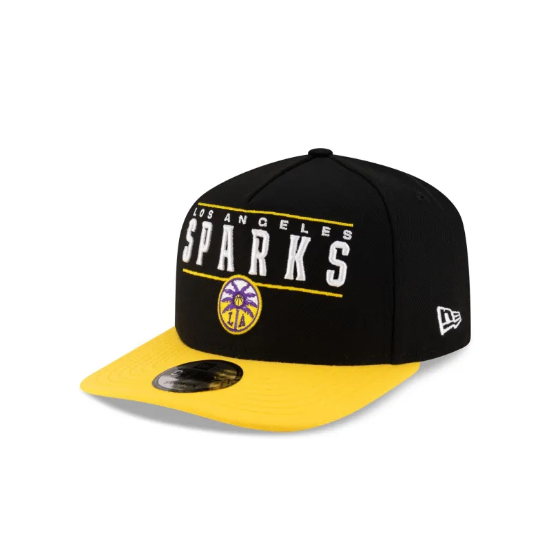 Los Angeles Sparks 2025 Draft 9FIFTY A-Frame Snapback Hat sold by New Era
