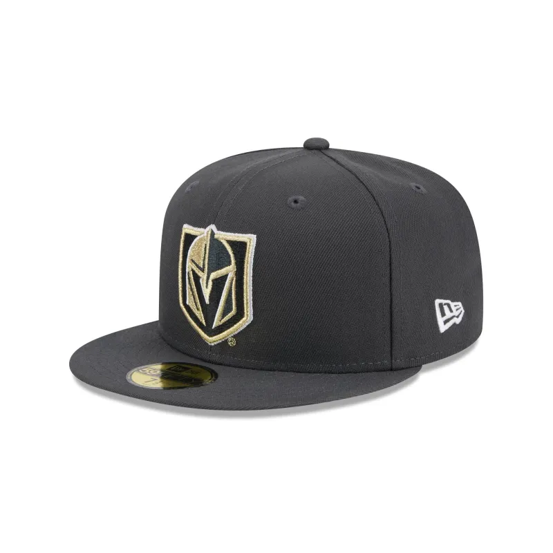 Vegas Golden Knights Rear Wordmark 59FIFTY Fitted Hat sold by New Era