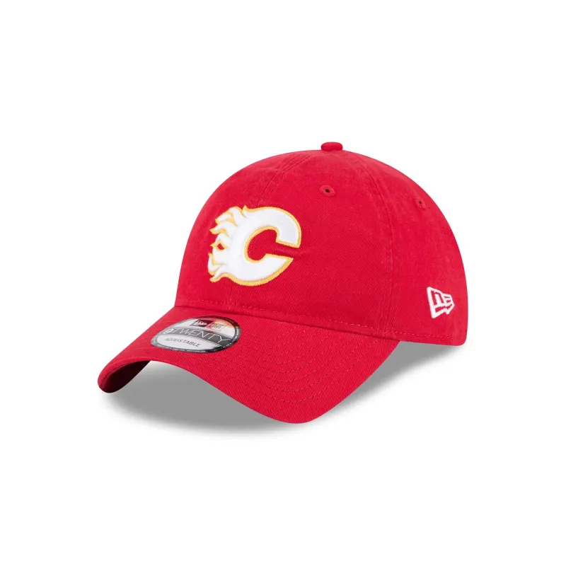 Calgary Flames Team Tag 9TWENTY Adjustable Hat sold by New Era