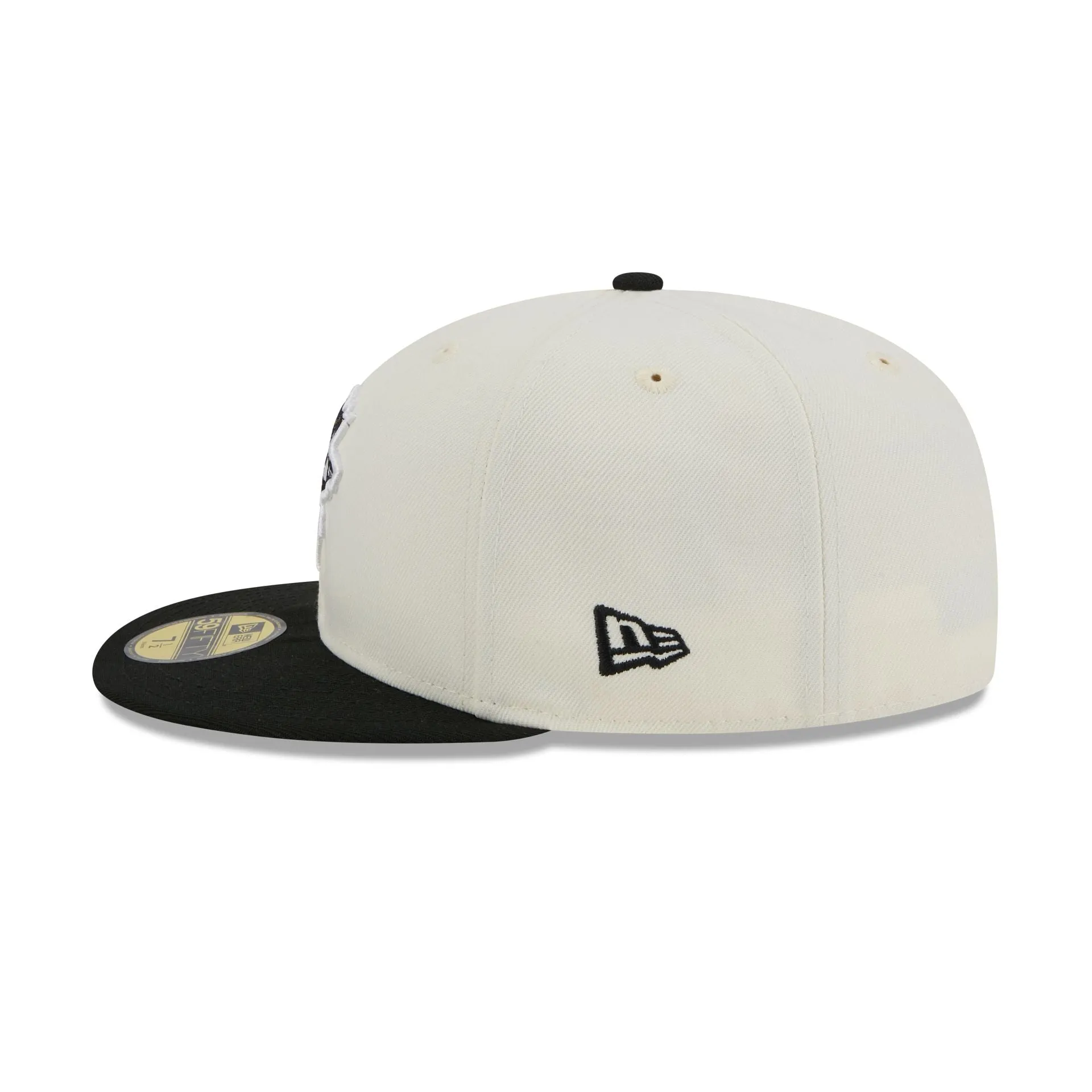 Pittsburgh Penguins Chrome White 59FIFTY Fitted Hat sold by New Era product image thumbnail 4