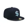 Seattle Kraken Rear Wordmark 59FIFTY Fitted Hat sold by New Era