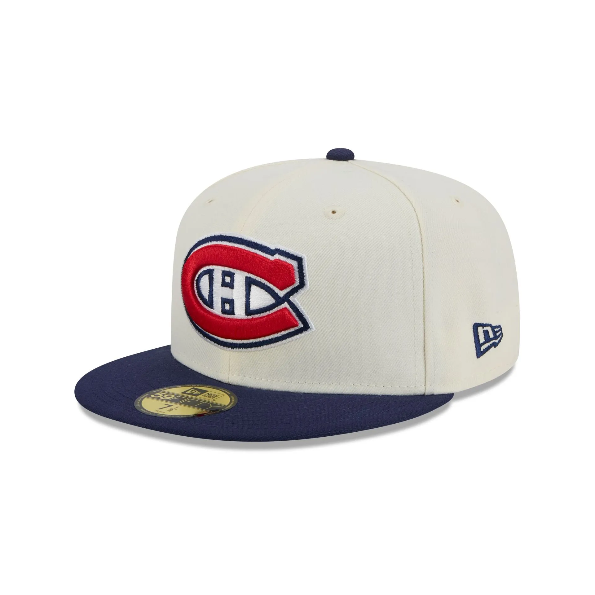 Montreal Canadiens Chrome White 59FIFTY Fitted Hat sold by New Era