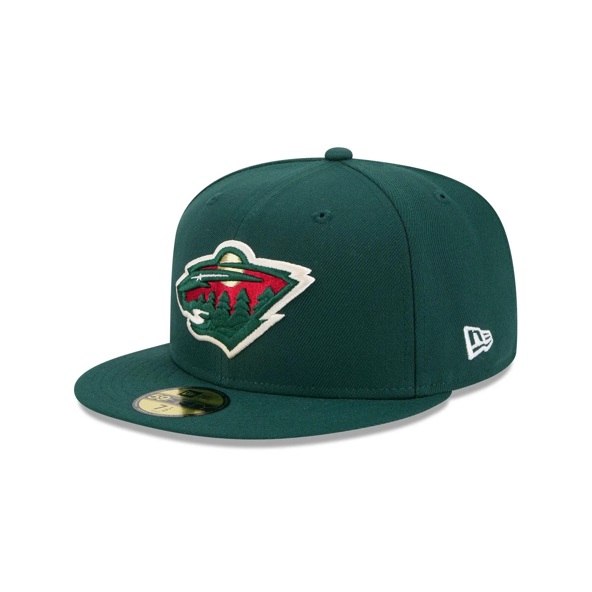 Minnesota Wild Rear Wordmark 59FIFTY Fitted Hat sold by New Era