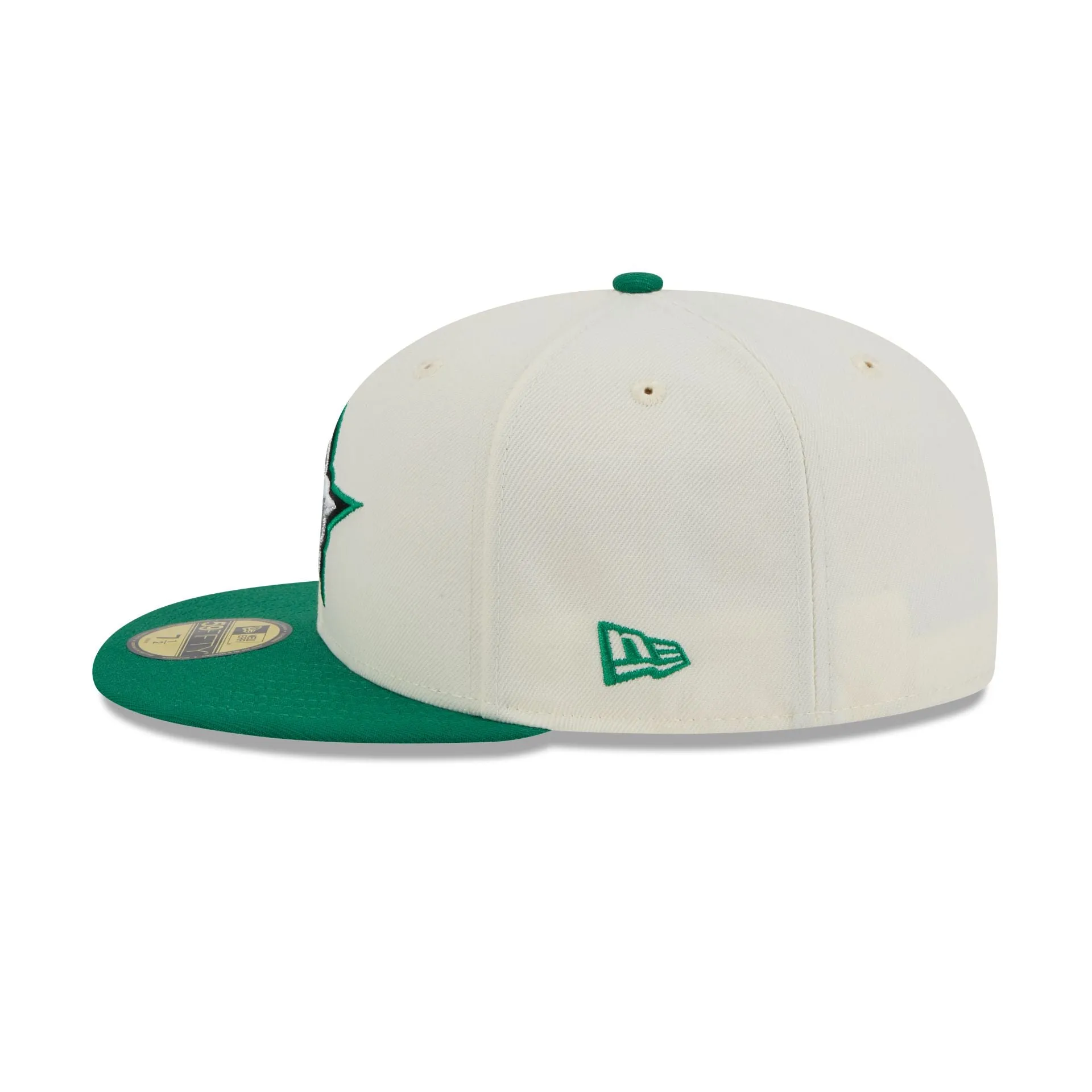 Dallas Stars Chrome White 59FIFTY Fitted Hat sold by New Era product image thumbnail 4