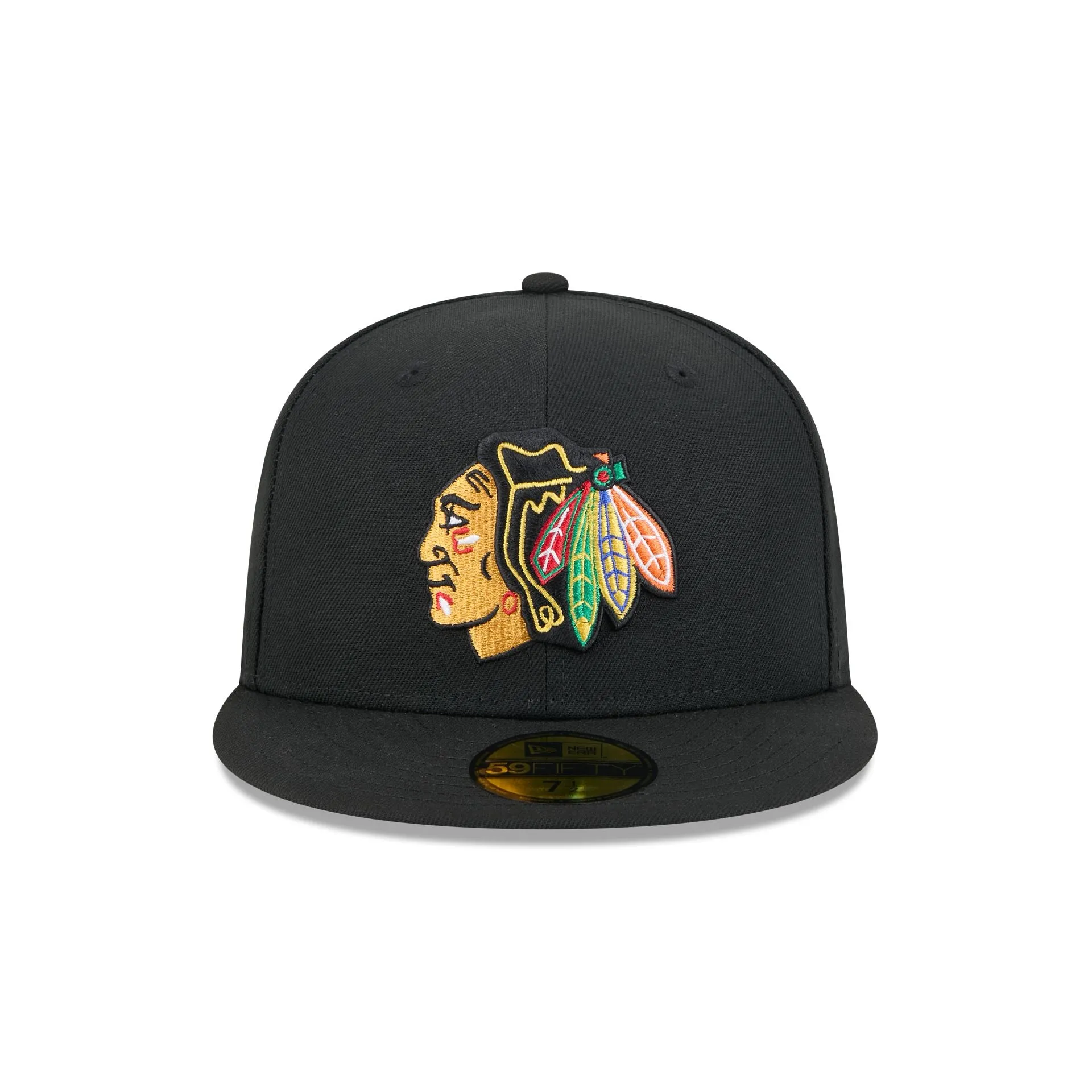 Chicago Blackhawks Rear Wordmark 59FIFTY Fitted Hat sold by New Era product image thumbnail 2