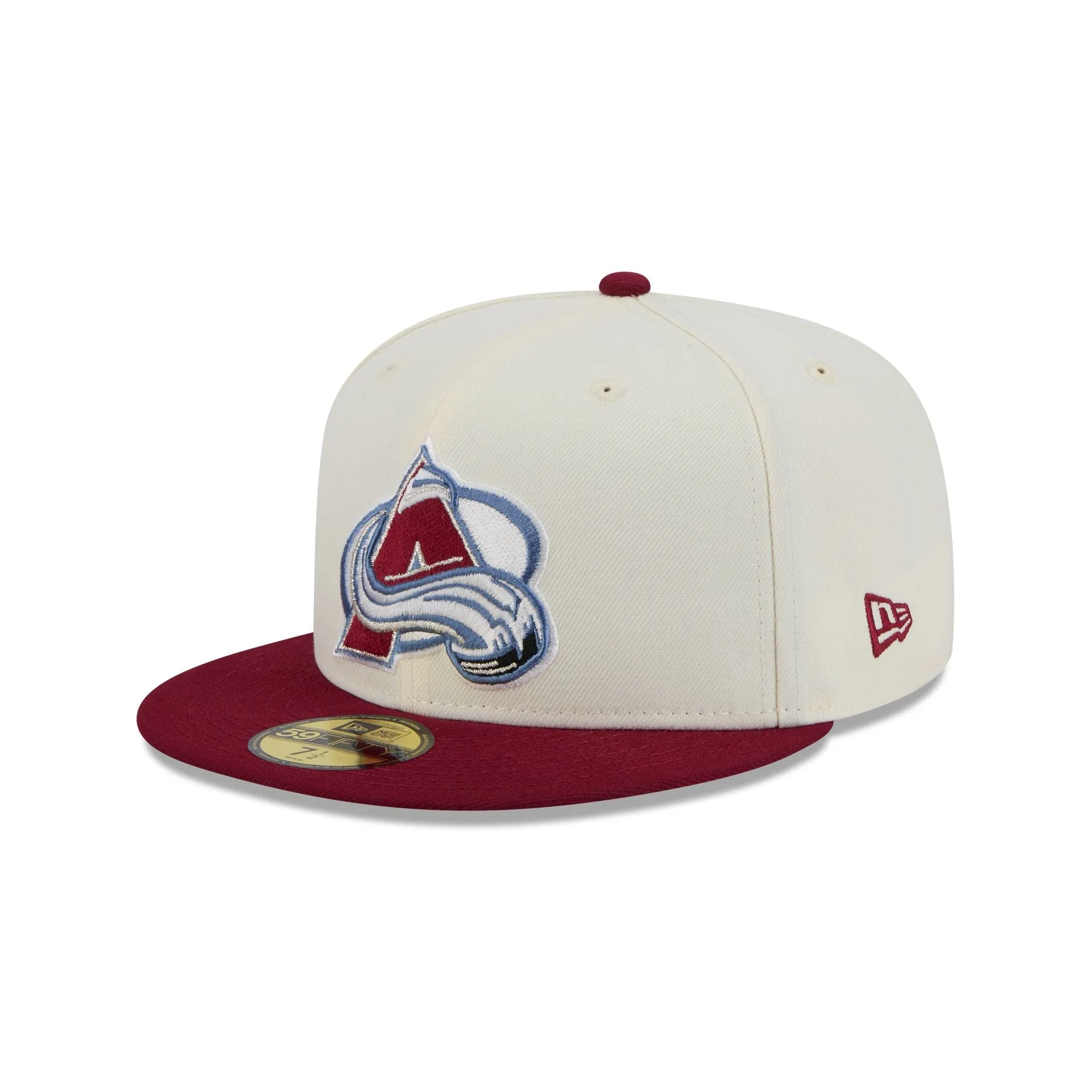 Colorado Avalanche Chrome White 59FIFTY Fitted Hat sold by New Era