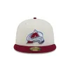 Colorado Avalanche Chrome White 59FIFTY Fitted Hat sold by New Era