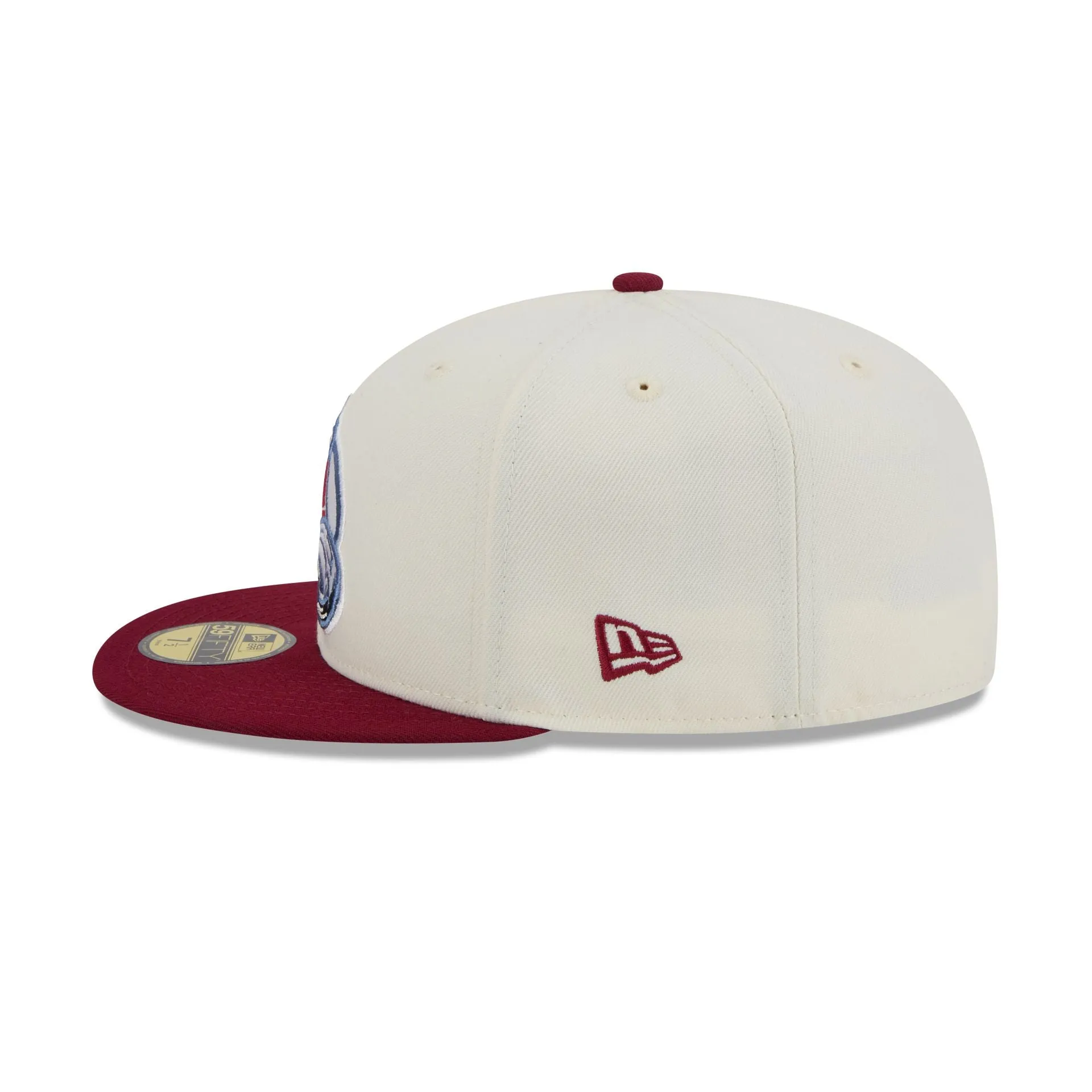 Colorado Avalanche Chrome White 59FIFTY Fitted Hat sold by New Era product image thumbnail 4