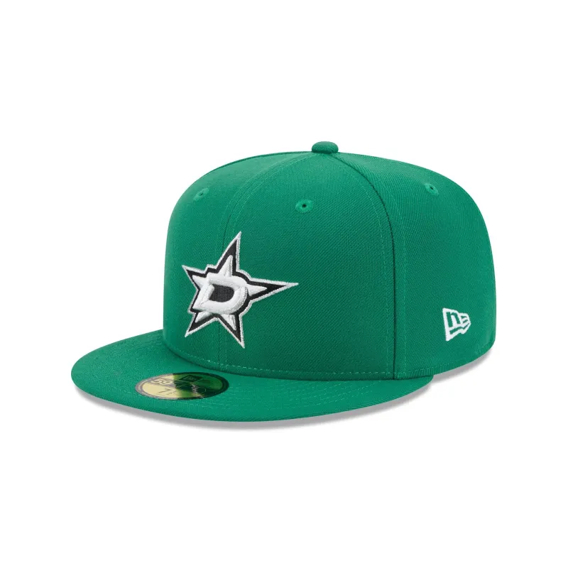 Dallas Stars Rear Wordmark 59FIFTY Fitted Hat sold by New Era