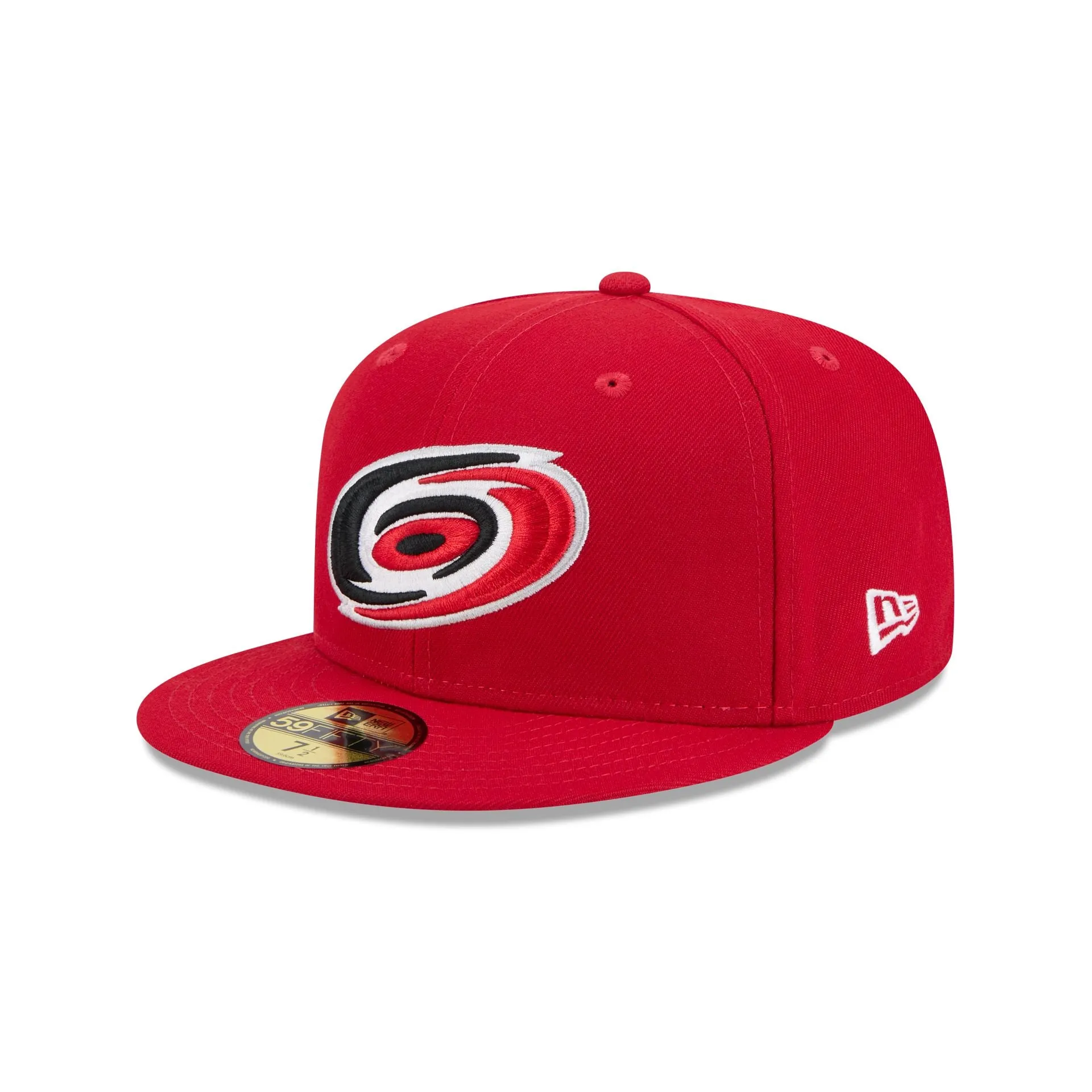 Carolina Hurricanes Rear Wordmark 59FIFTY Fitted Hat sold by New Era