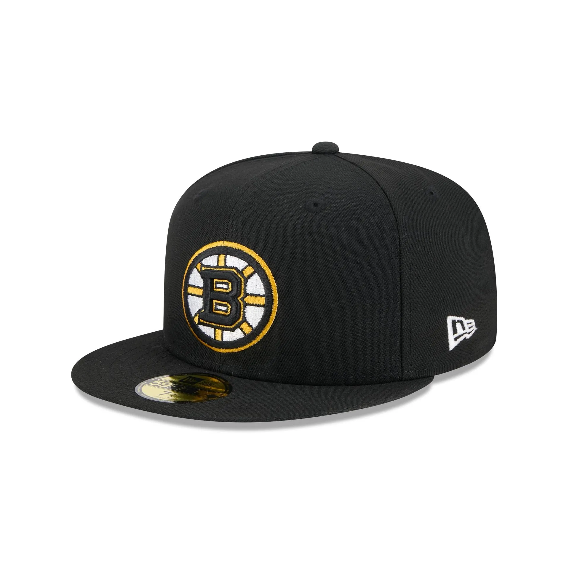 Boston Bruins Rear Wordmark 59FIFTY Fitted Hat sold by New Era
