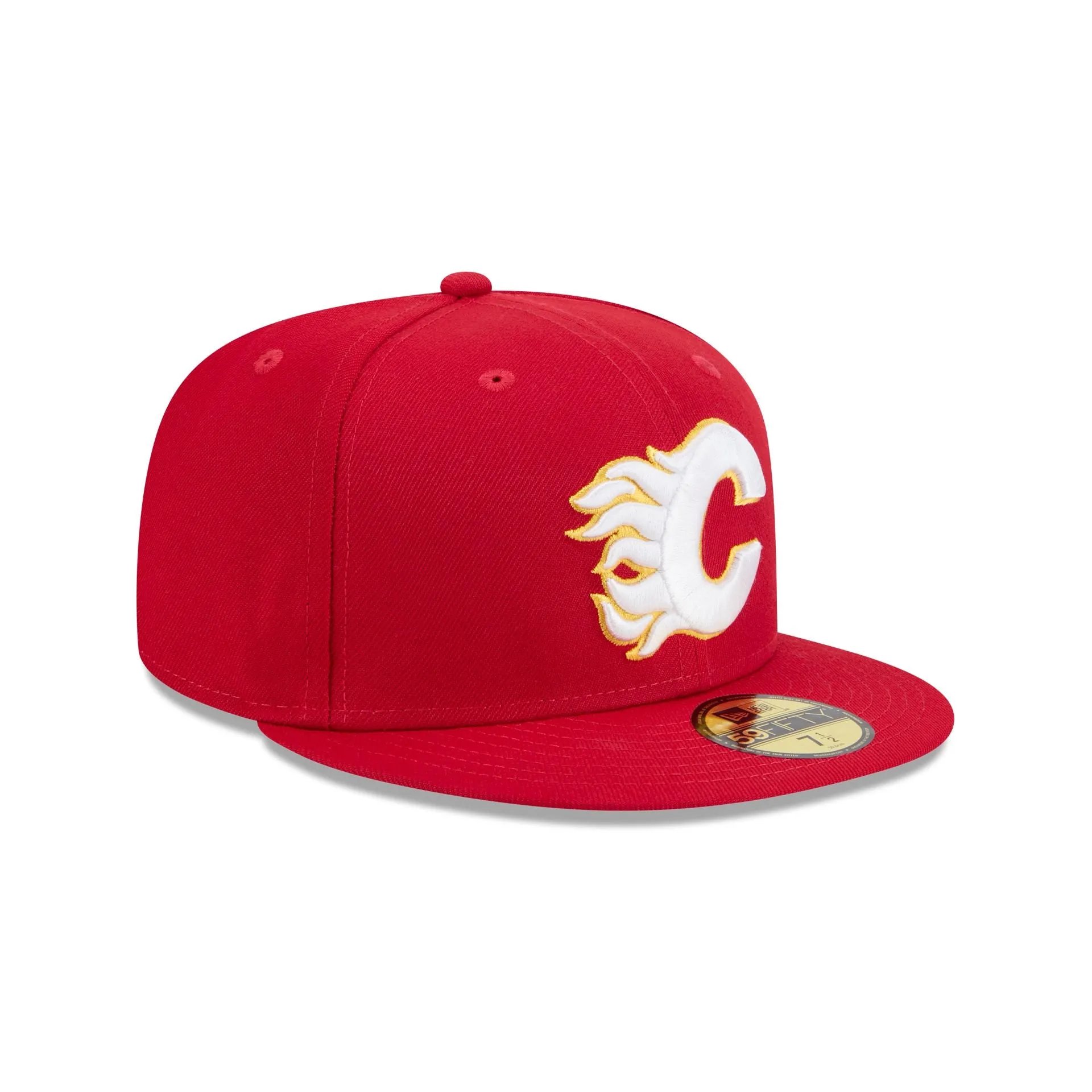 Calgary Flames Rear Wordmark 59FIFTY Fitted Hat sold by New Era product image thumbnail 3