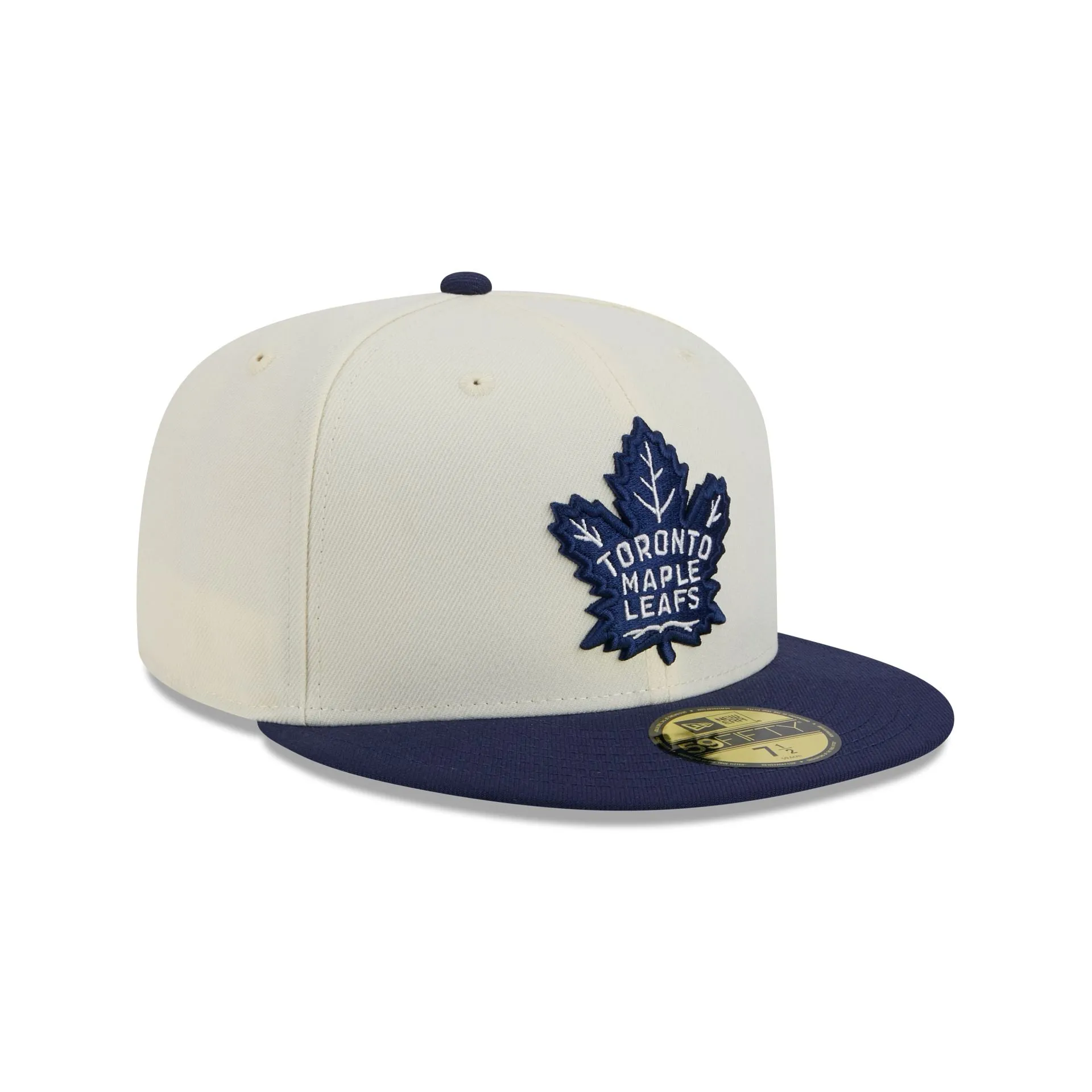 Toronto Maple Leafs Chrome White 59FIFTY Fitted Hat sold by New Era product image thumbnail 3