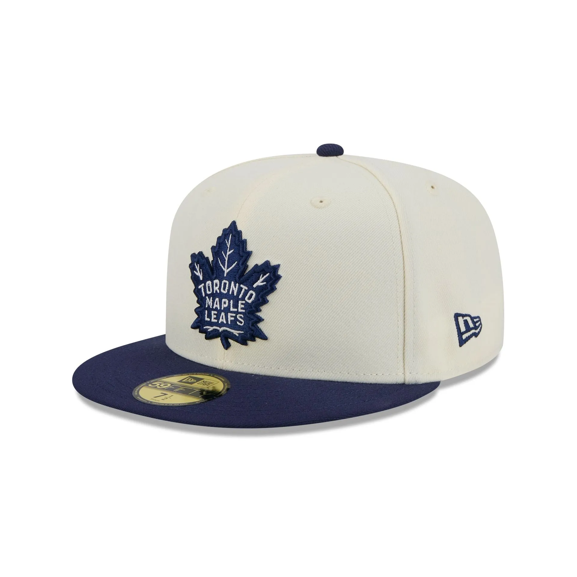 Toronto Maple Leafs Chrome White 59FIFTY Fitted Hat sold by New Era