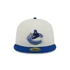 Vancouver Canucks Chrome White 59FIFTY Fitted Hat sold by New Era