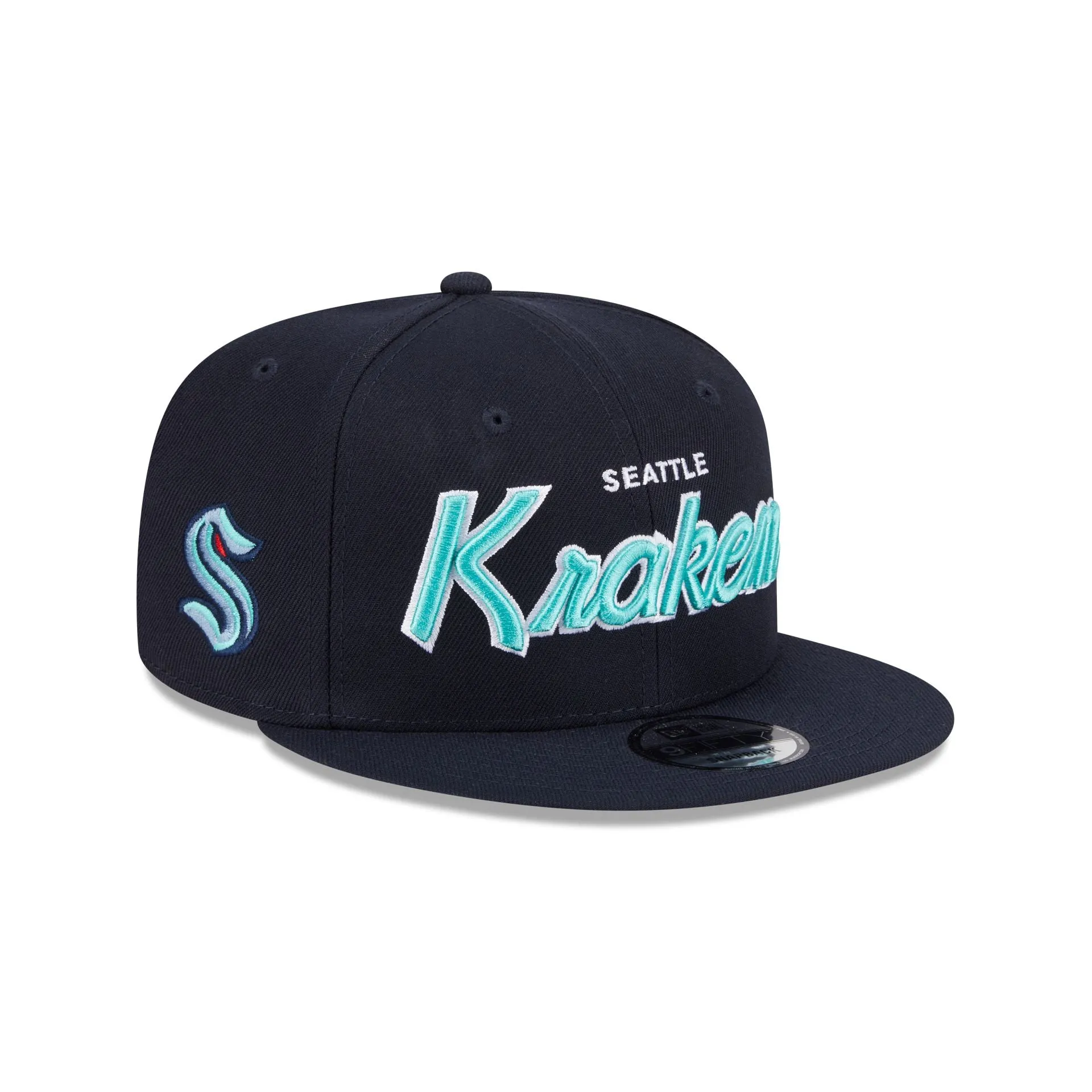 Seattle Kraken Script 9FIFTY Snapback Hat sold by New Era