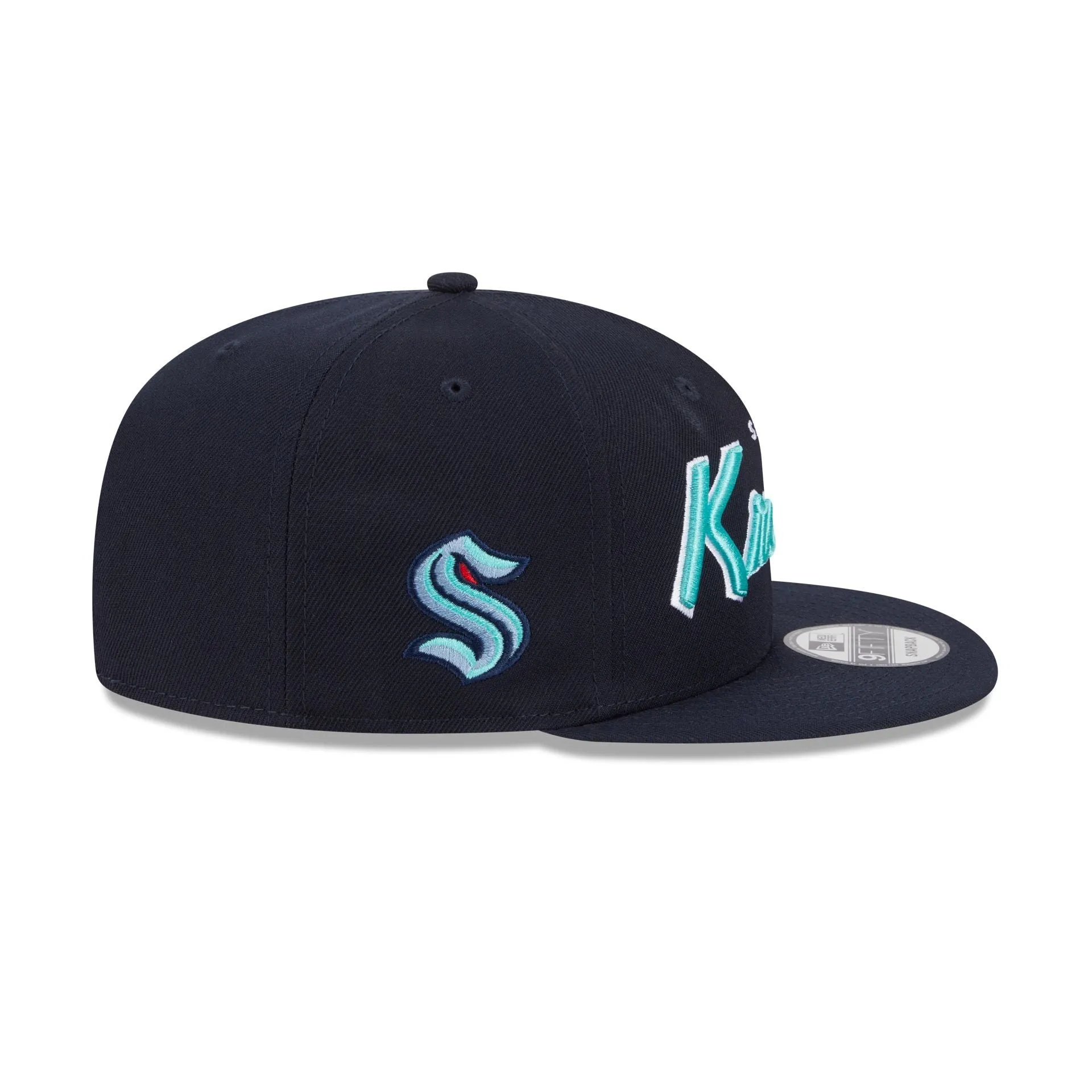 Seattle Kraken Script 9FIFTY Snapback Hat sold by New Era product image thumbnail 4