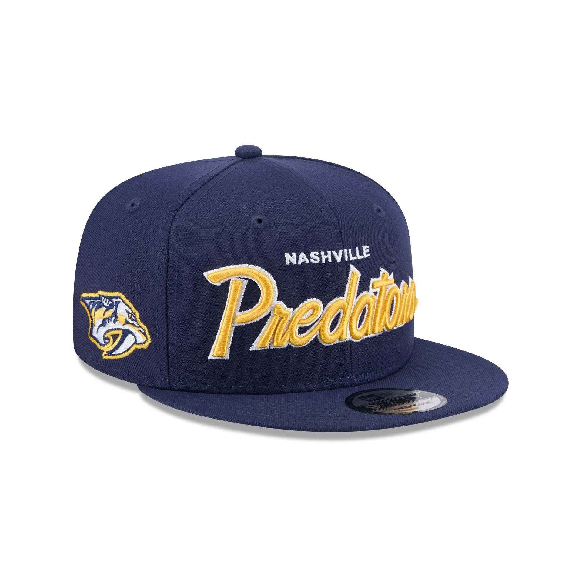 Nashville Predators Script 9FIFTY Snapback Hat sold by New Era