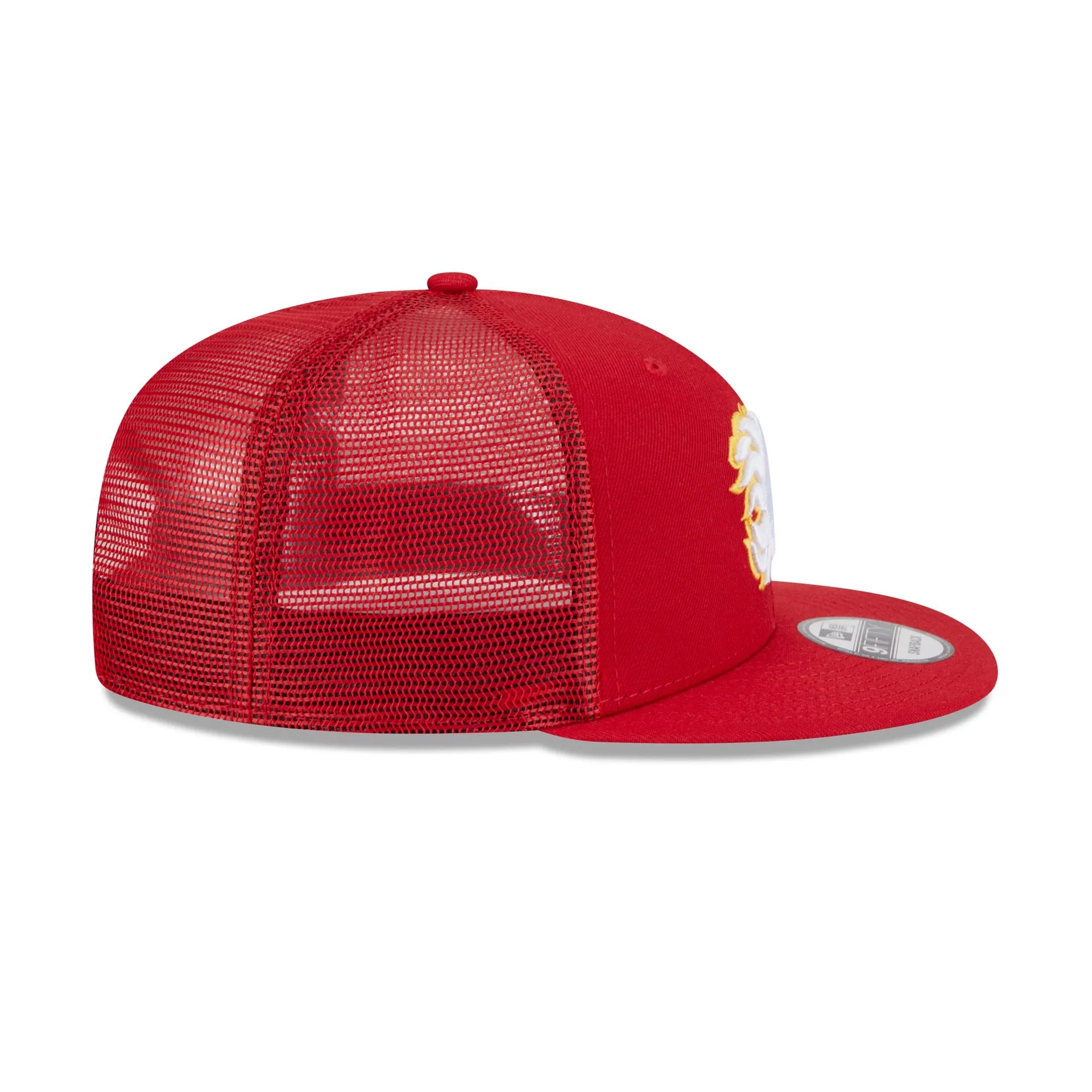 Calgary Flames Team Tag 9FIFTY Trucker Hat sold by New Era product image thumbnail 5