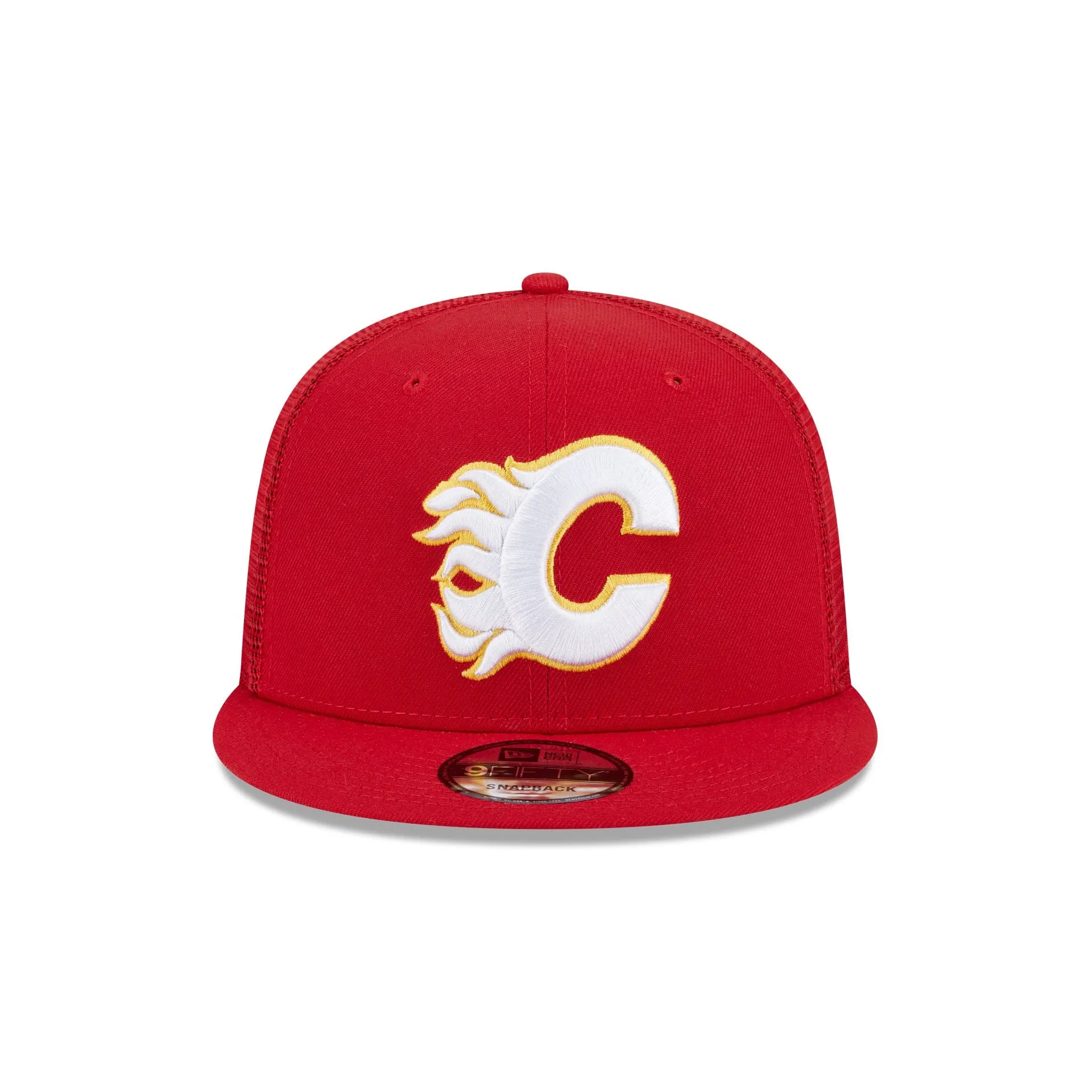 Calgary Flames Team Tag 9FIFTY Trucker Hat sold by New Era product image thumbnail 2
