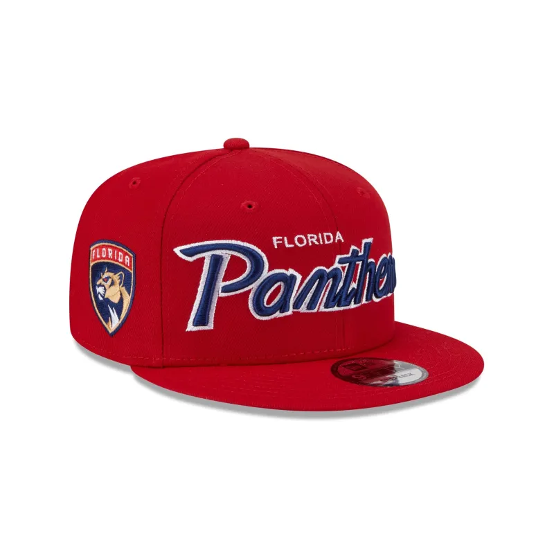 Florida Panthers Script 9FIFTY Snapback Hat sold by New Era