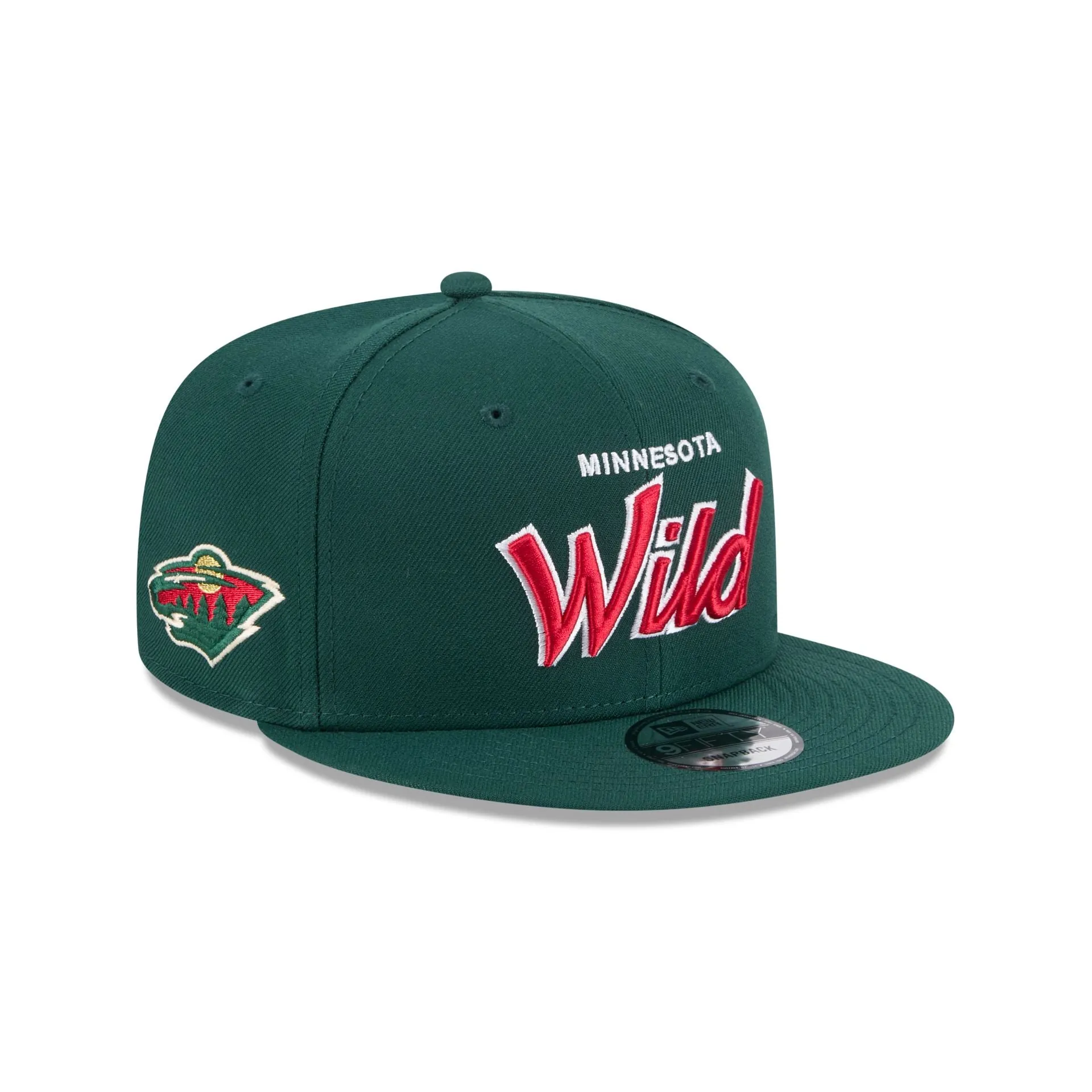 Minnesota Wild Script 9FIFTY Snapback Hat sold by New Era